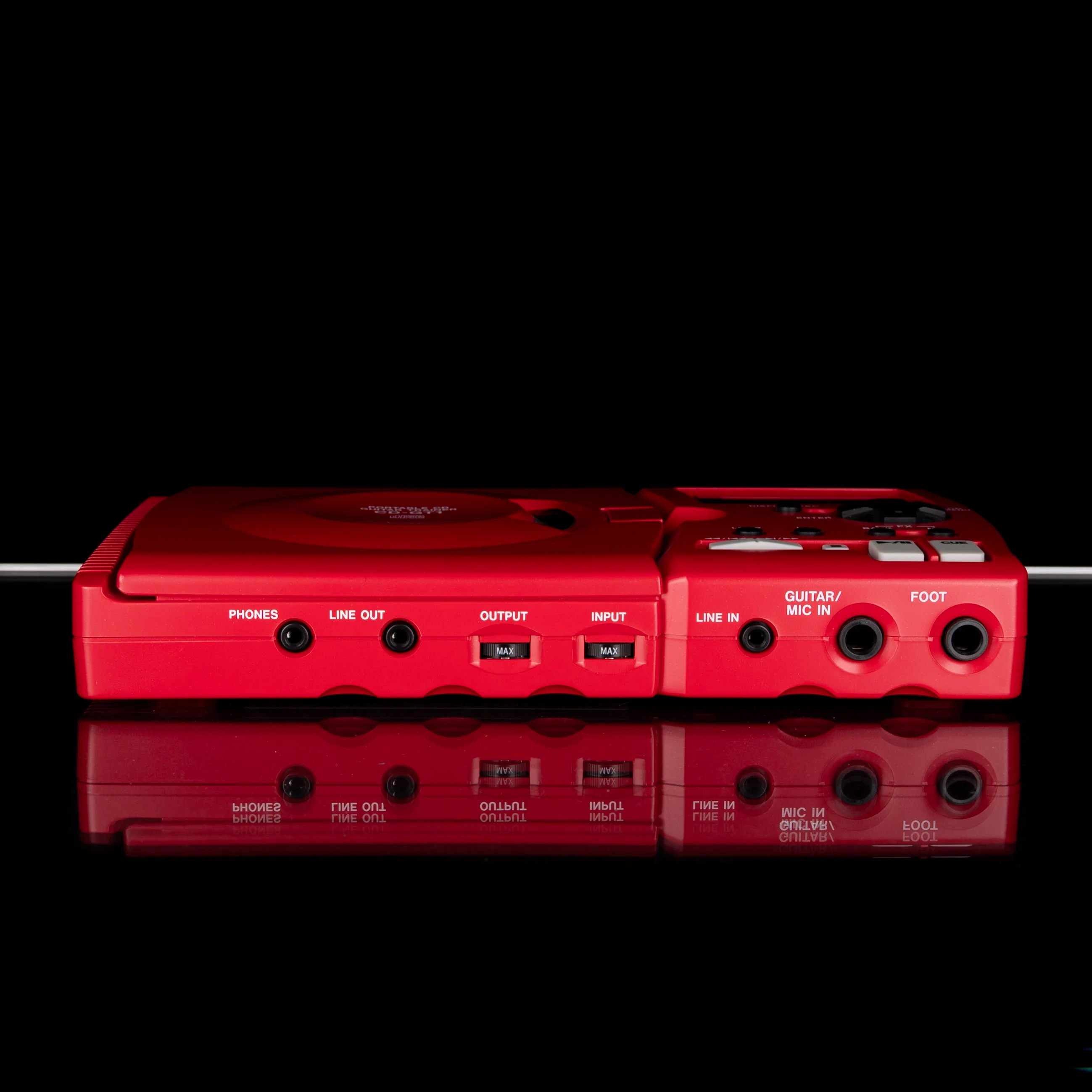 Used Tascam CD-GT1 Portable CD Guitar Trainer Red - Image 6