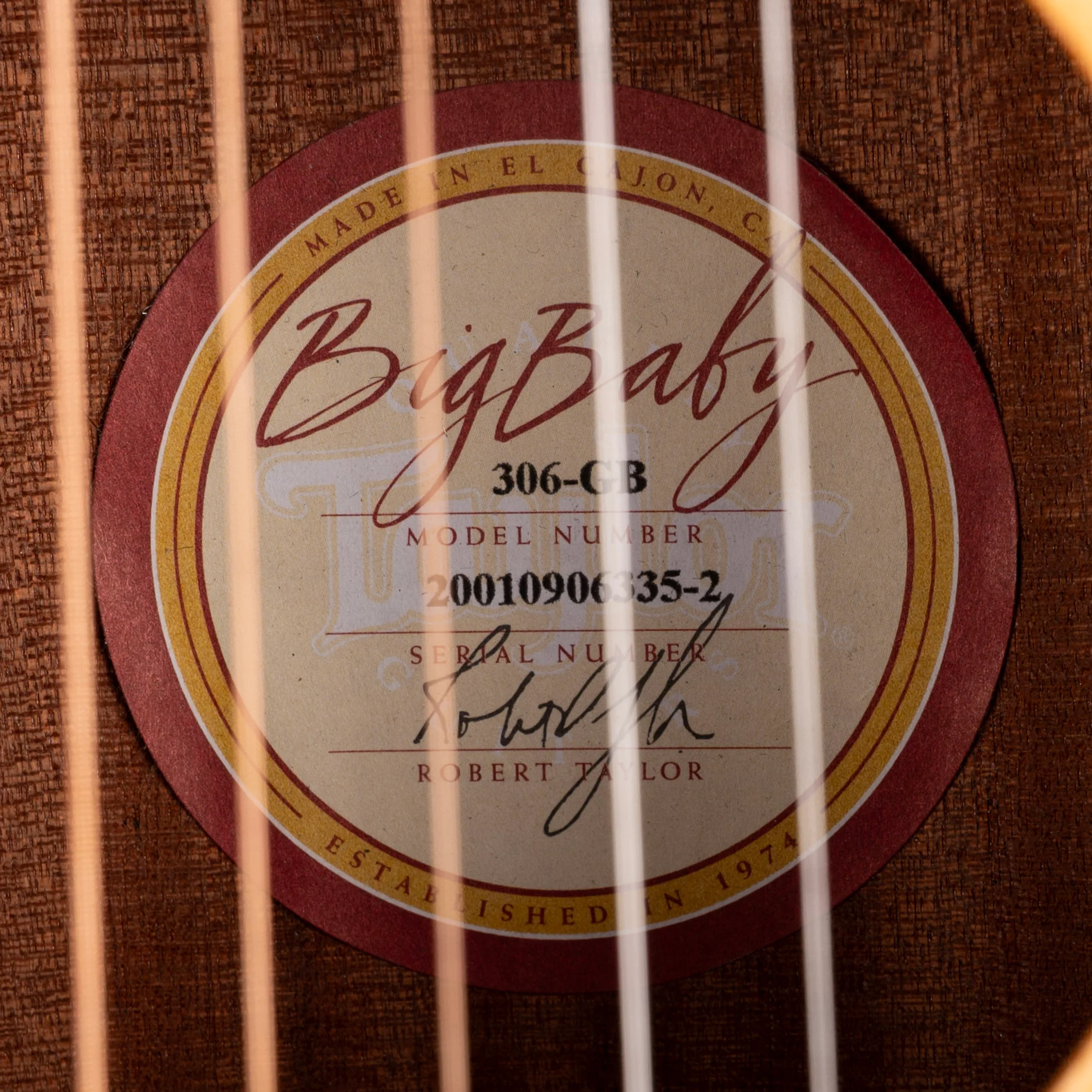 Used Taylor Big Baby Taylor Acoustic Guitar Natural with Gig Bag - Image 8