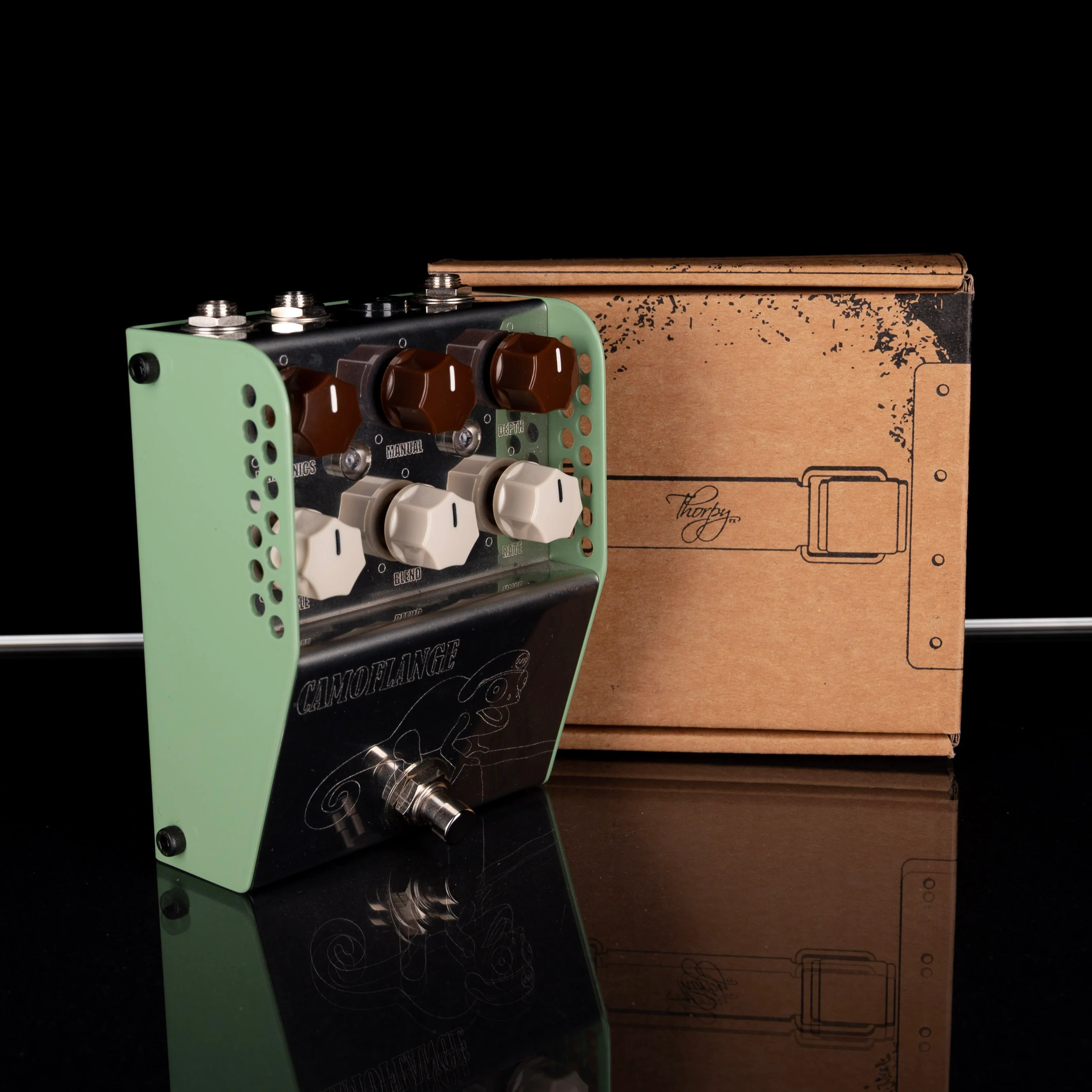 Used Thorpy FX Camoflange Flanger Pedal with Box - 2