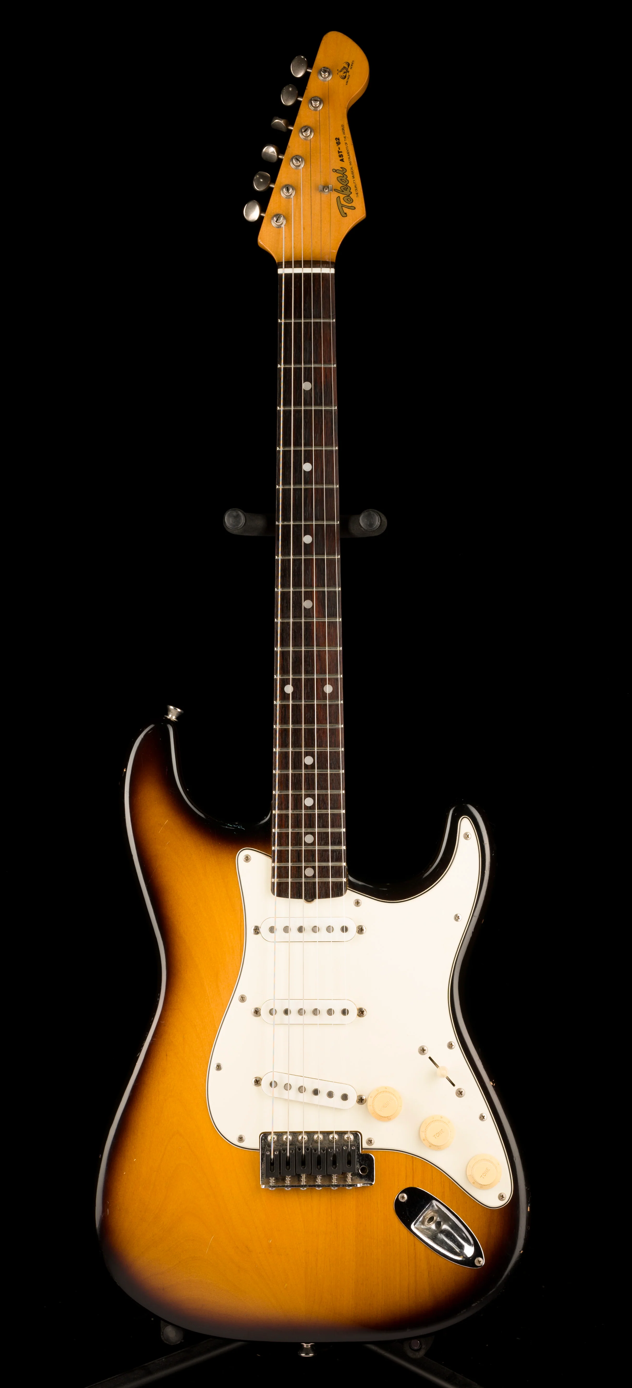 Used Tokai AST-'62 S-Style Electric Guitar Sunburst With Gig Bag - Image 2