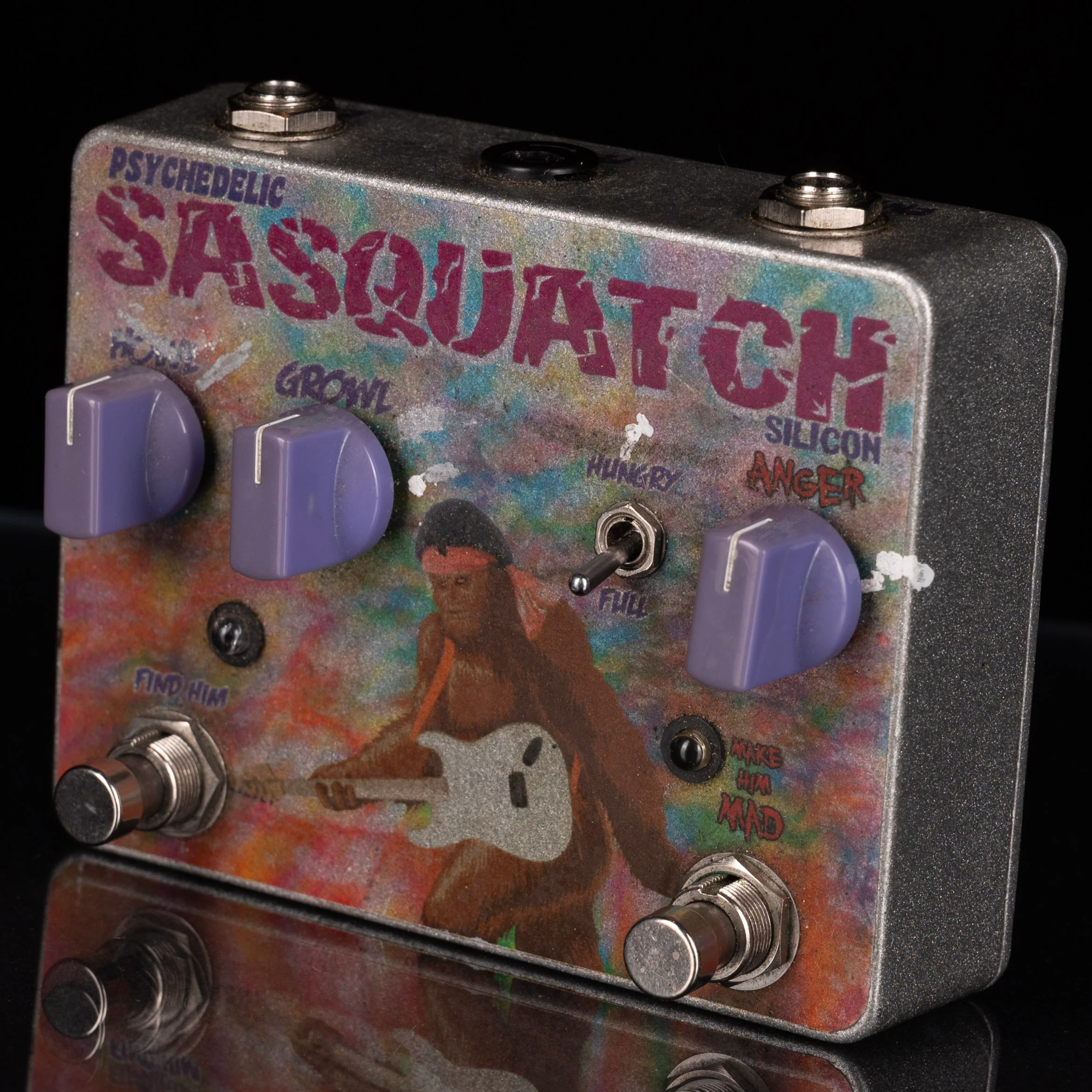 Used Tortuga Effects Psychedelic Sasquatch Silicon Fuzz Pedal - Image 2