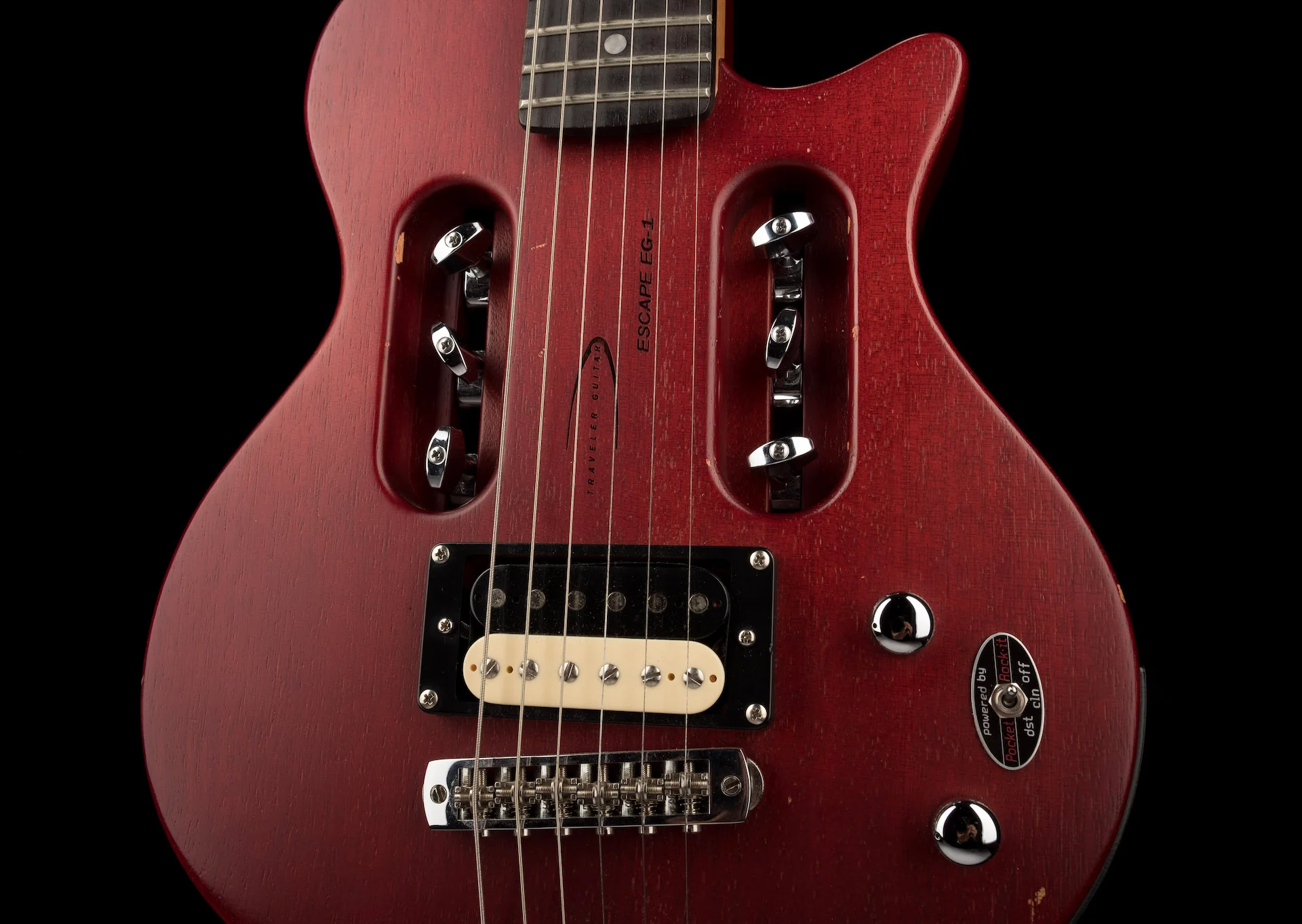 Used Traveler Guitars EG-1 Standard Satin Red with Gig Bag - Image 6