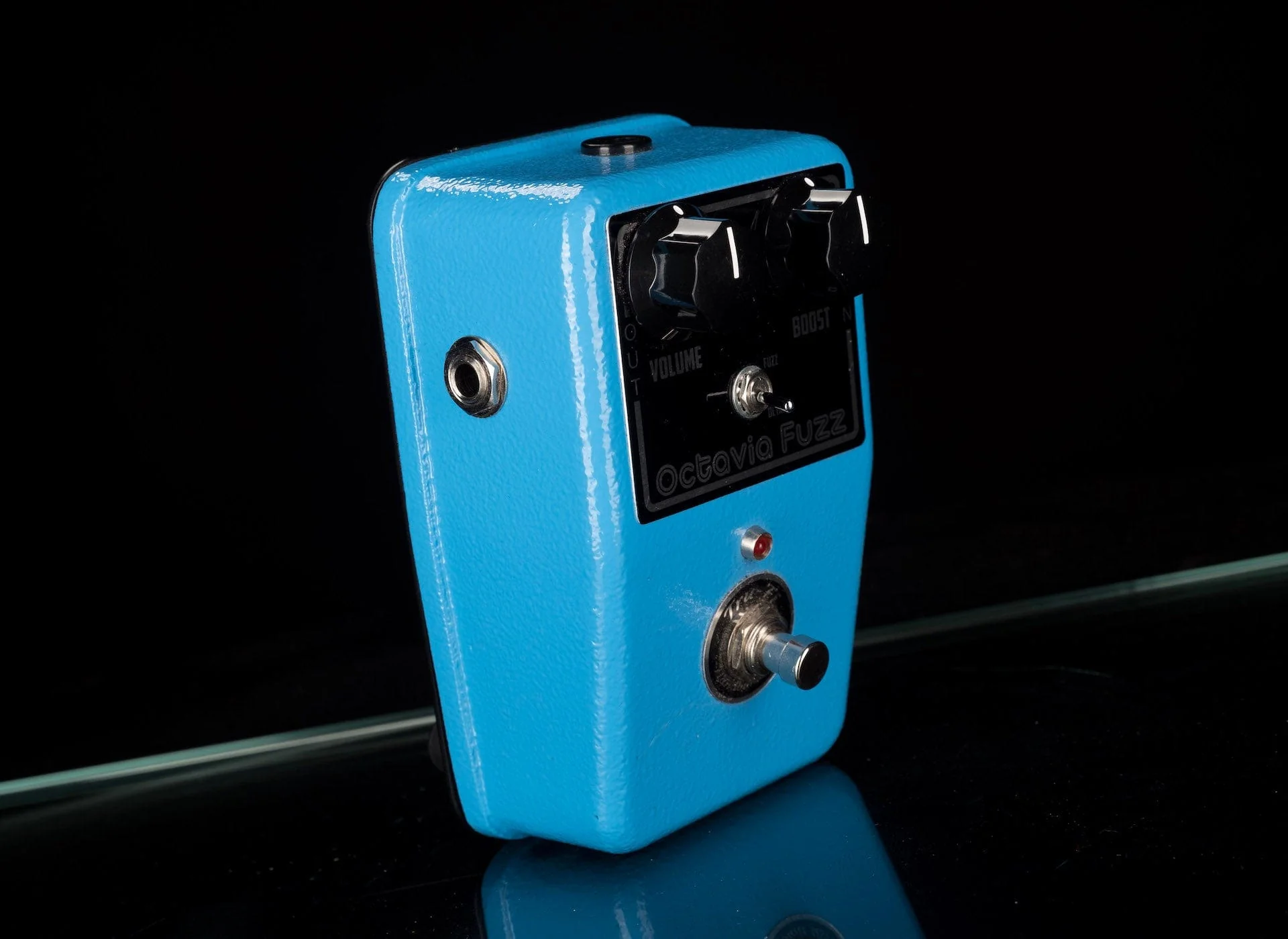 Used Tru-Fi Octavia Fuzz Guitar Pedal Blue with Box - Image 7