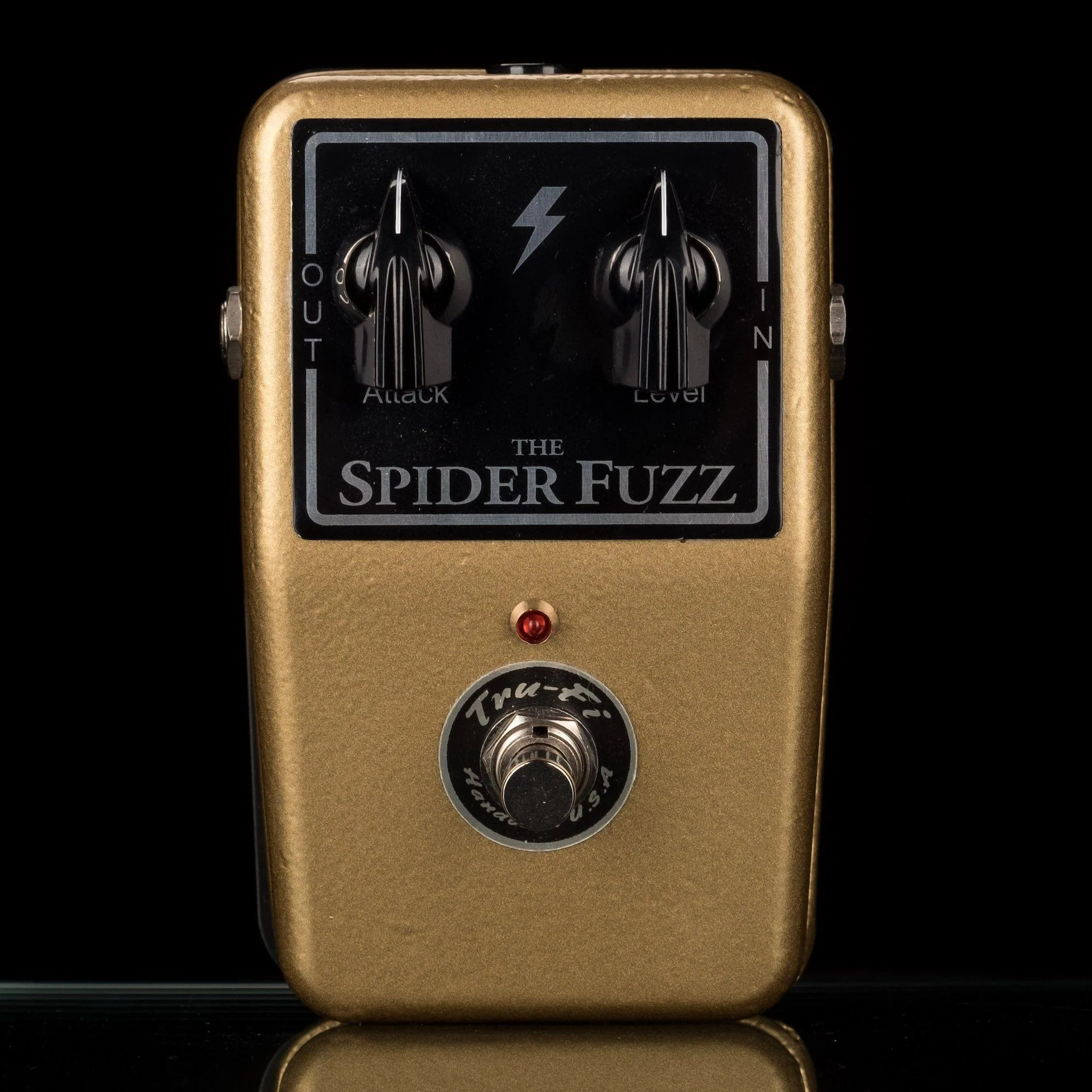Used Tru-Fi Spider Fuzz Hammertone Gold Guitar Pedal
