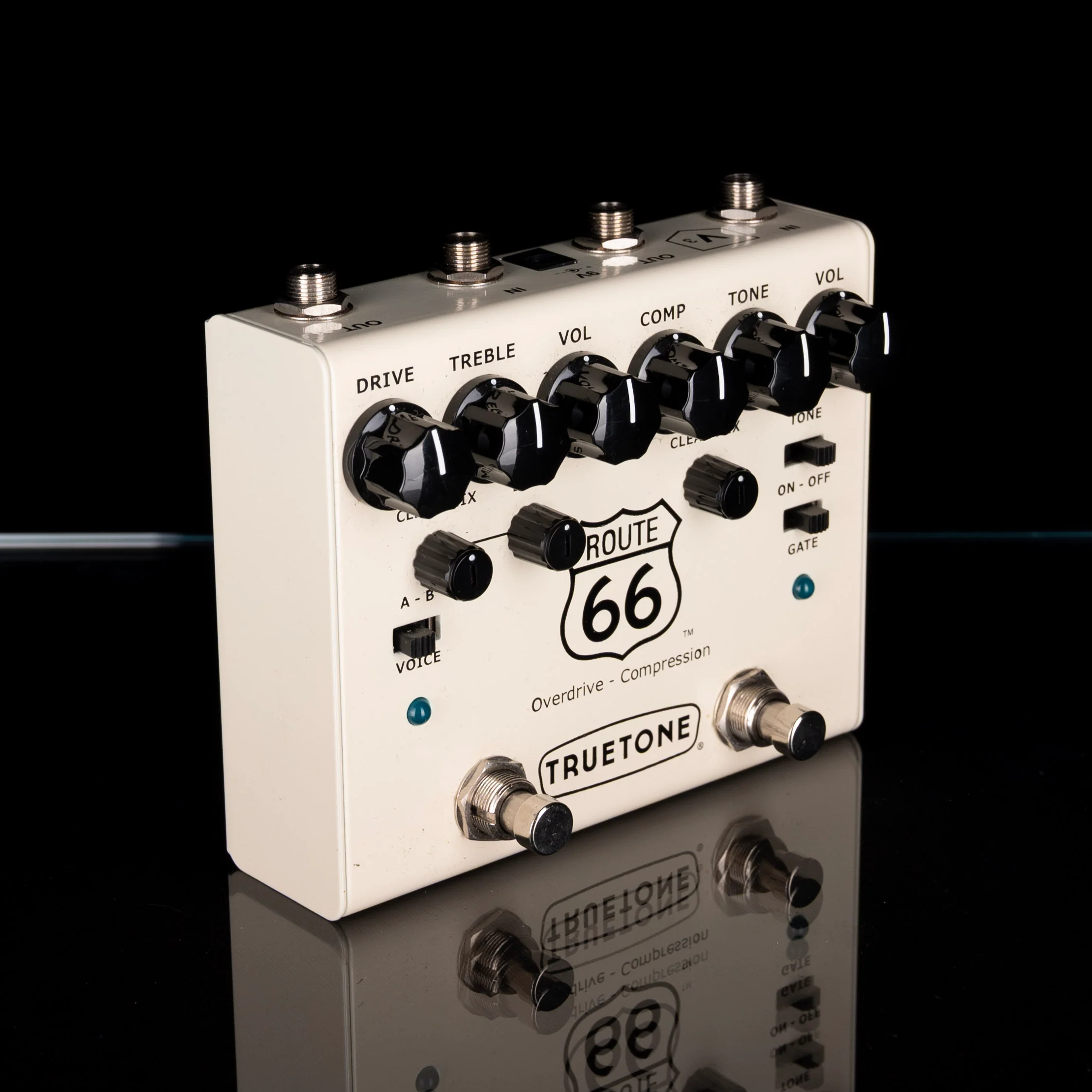 Used Truetone Route 66 Overdrive/Compressor Pedal - Image 4