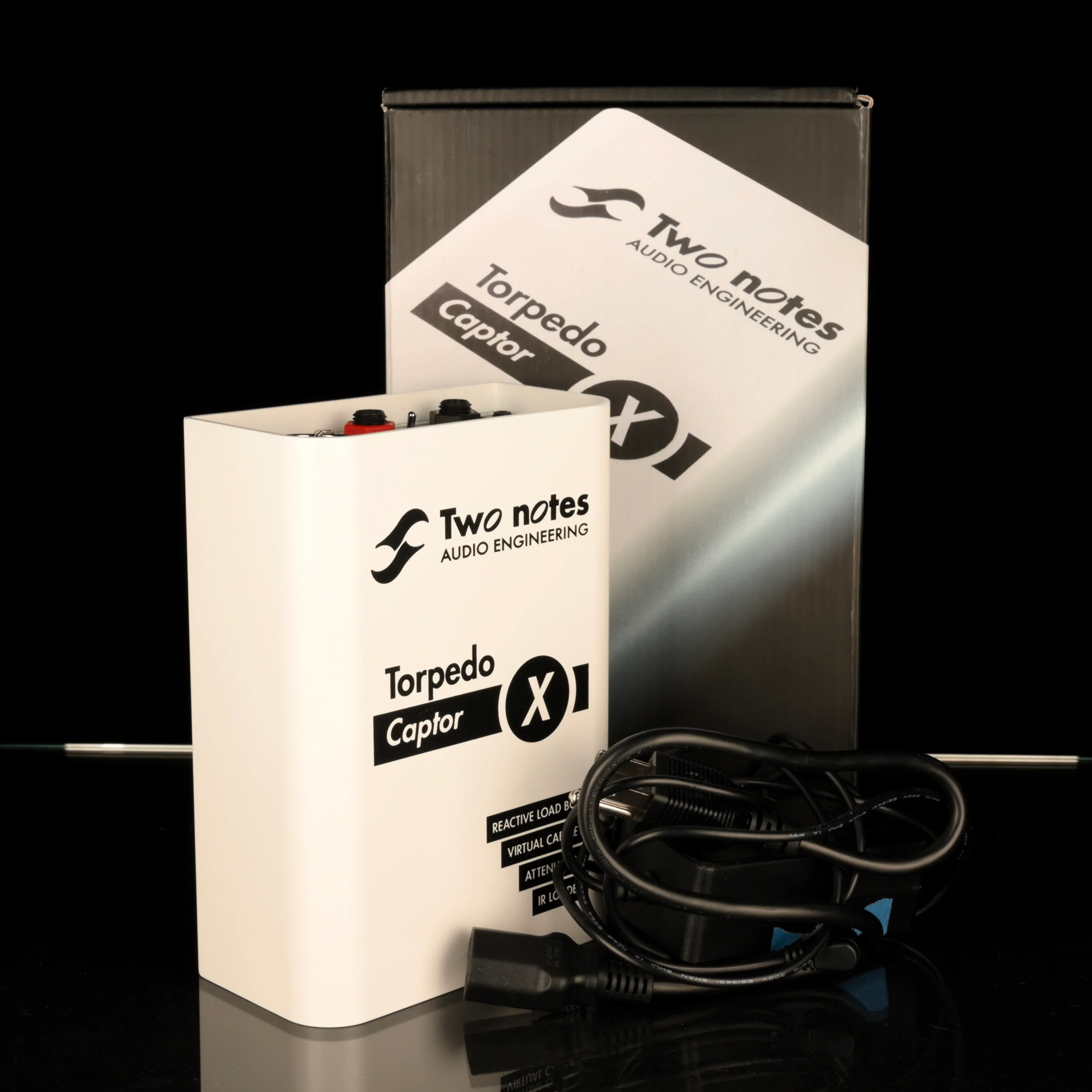 Used Two Notes Torpedo Captor X (16) Reactive Loadbox DI and Attenuator-16-ohm with Box - Serial # 12A2C530