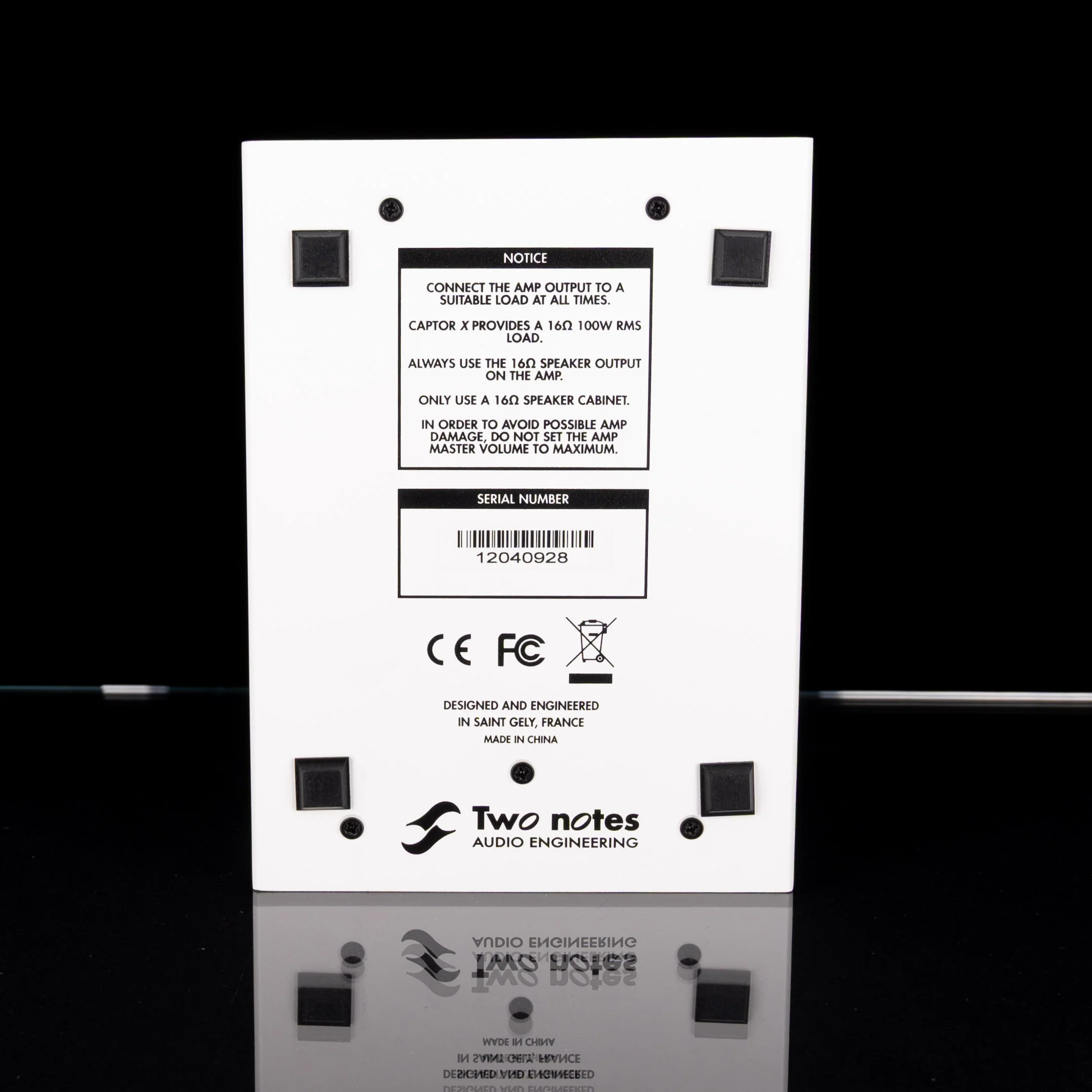 Used Two Notes Torpedo Captor X (16) Reactive Loadbox DI and Attenuator-16-ohm with Box - Serial # 12040928 - Image 3