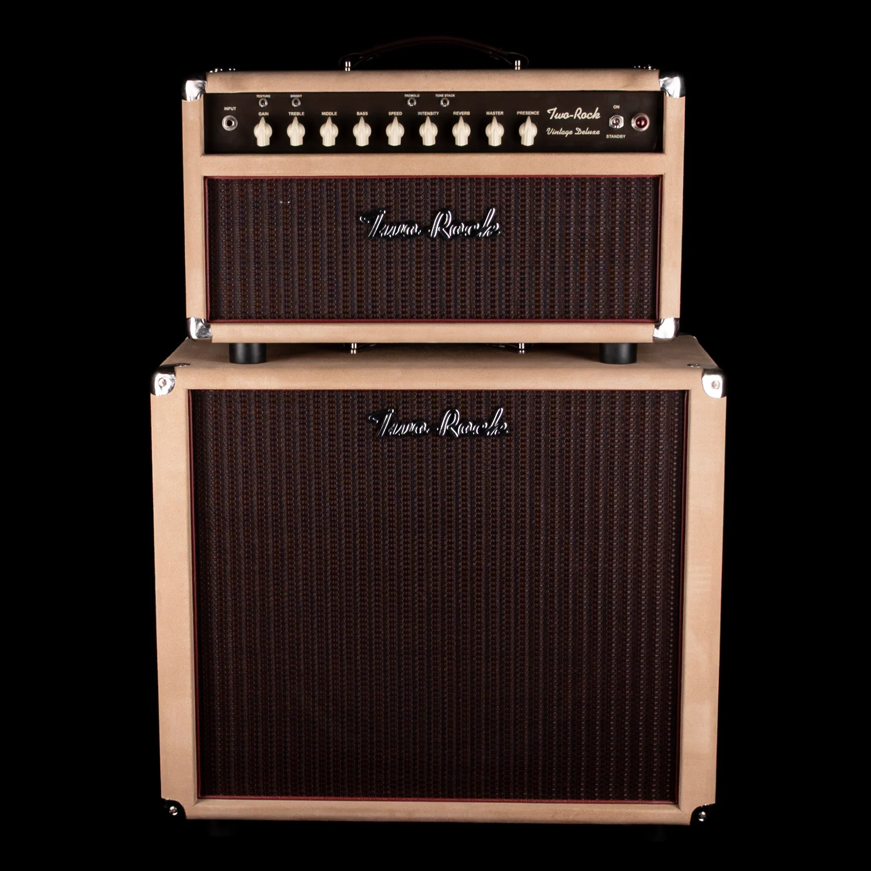 Used Two Rock Vintage Deluxe 40/20 Guitar Amp Head And 1x15" Cabinet Dogwood Suede