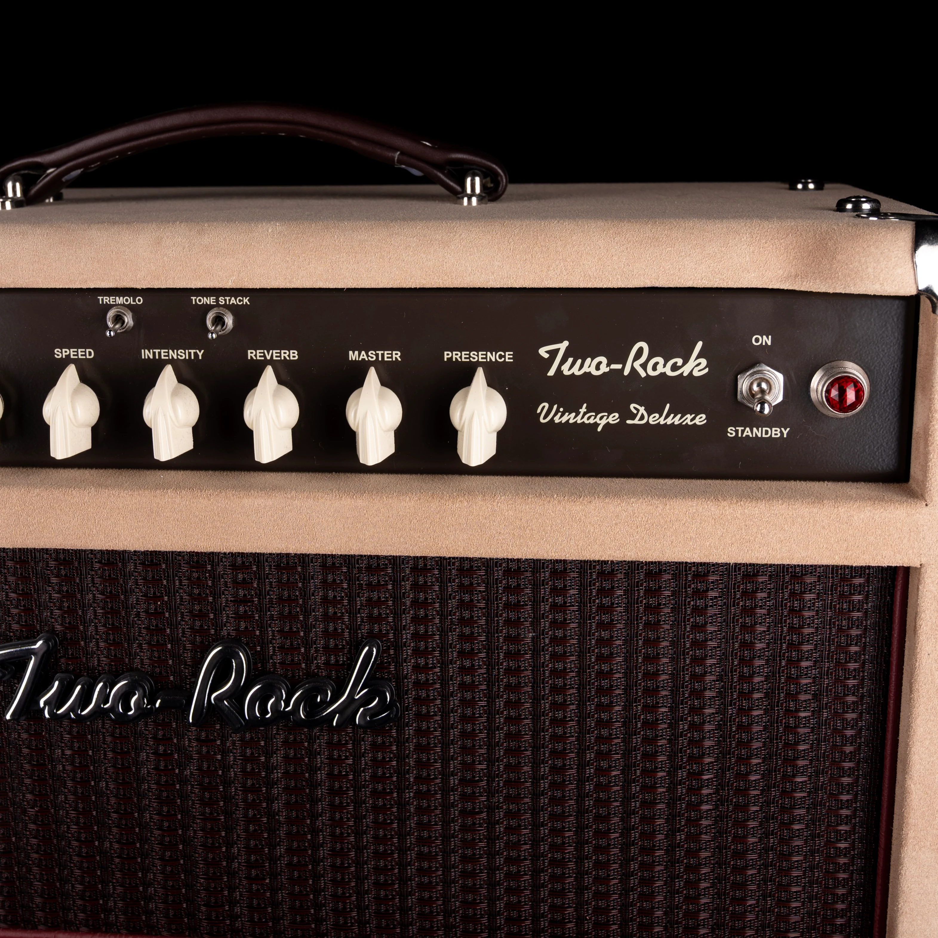 Used Two Rock Vintage Deluxe 40/20 Guitar Amp Head And 1x15" Cabinet Dogwood Suede - Image 11