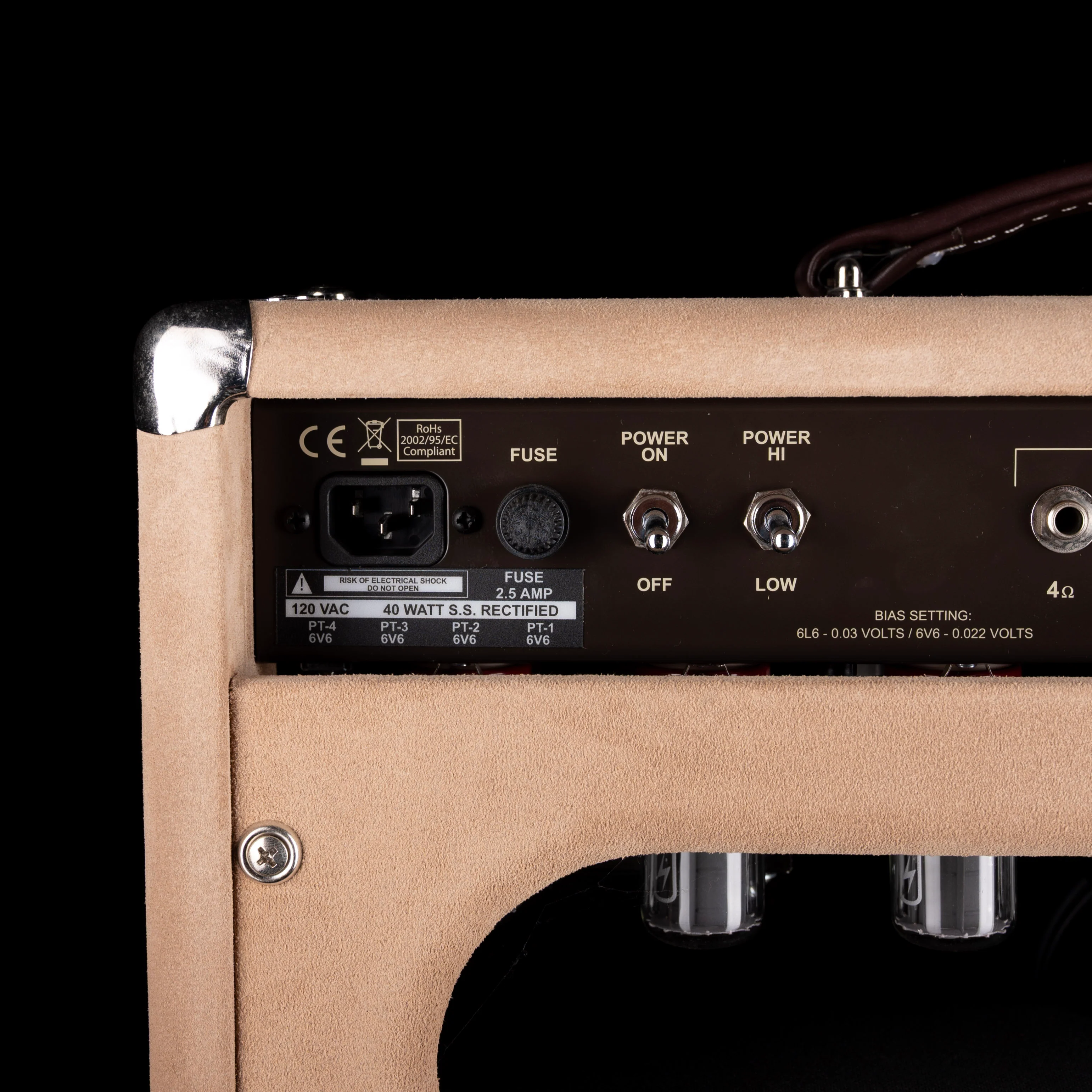 Used Two Rock Vintage Deluxe 40/20 Guitar Amp Head And 1x15" Cabinet Dogwood Suede - Image 15