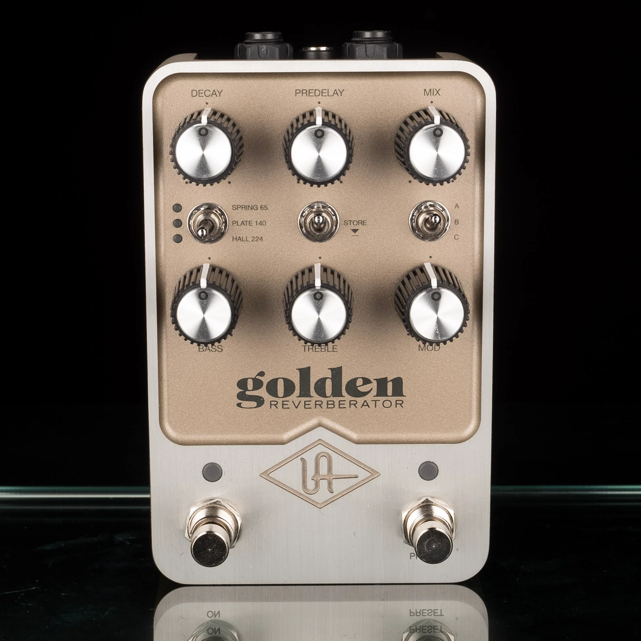 Used Universal Audio Golden Reverberator Pedal With Box - Image 2