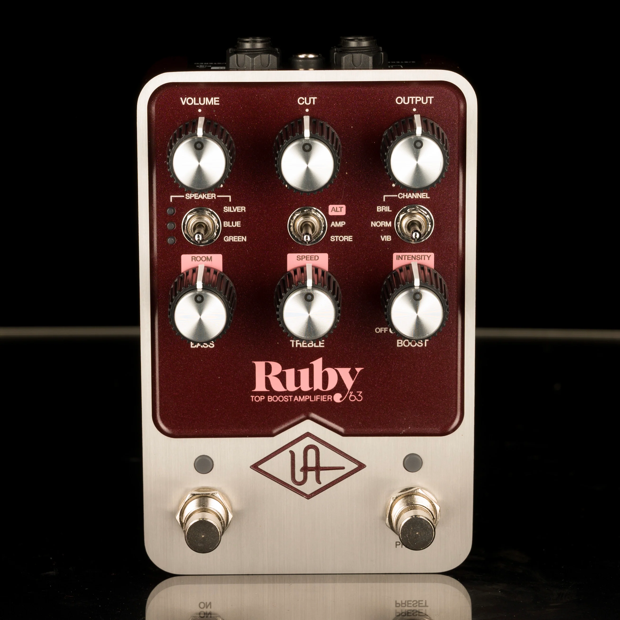 Used Universal Audio UAFX Ruby '63 Top Boost Amplifier Pedal With Box - Image 2