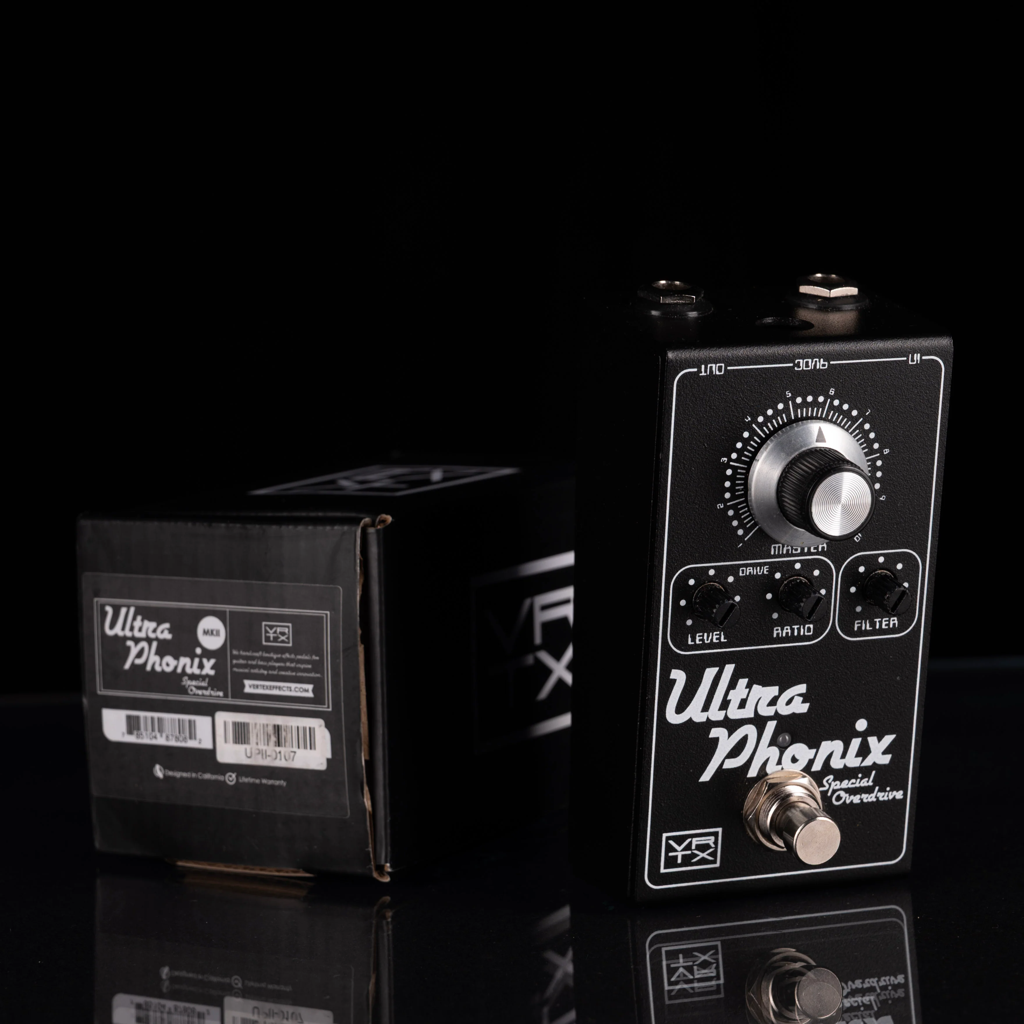 Used Vertex Ultraphonix Overdrive Pedal With Box
