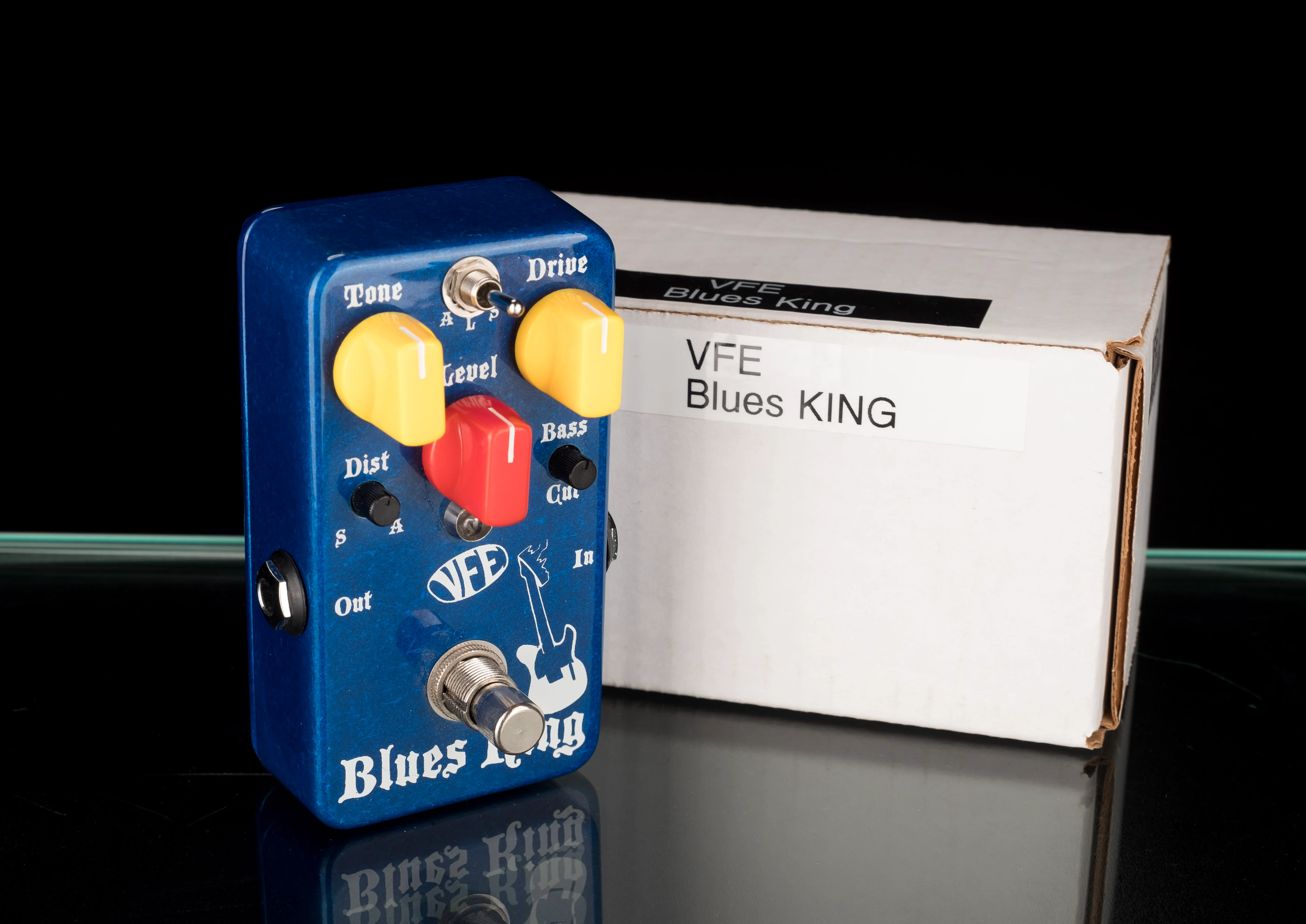 Used VFE Blues King Overdrive/Distortion Pedal With Box