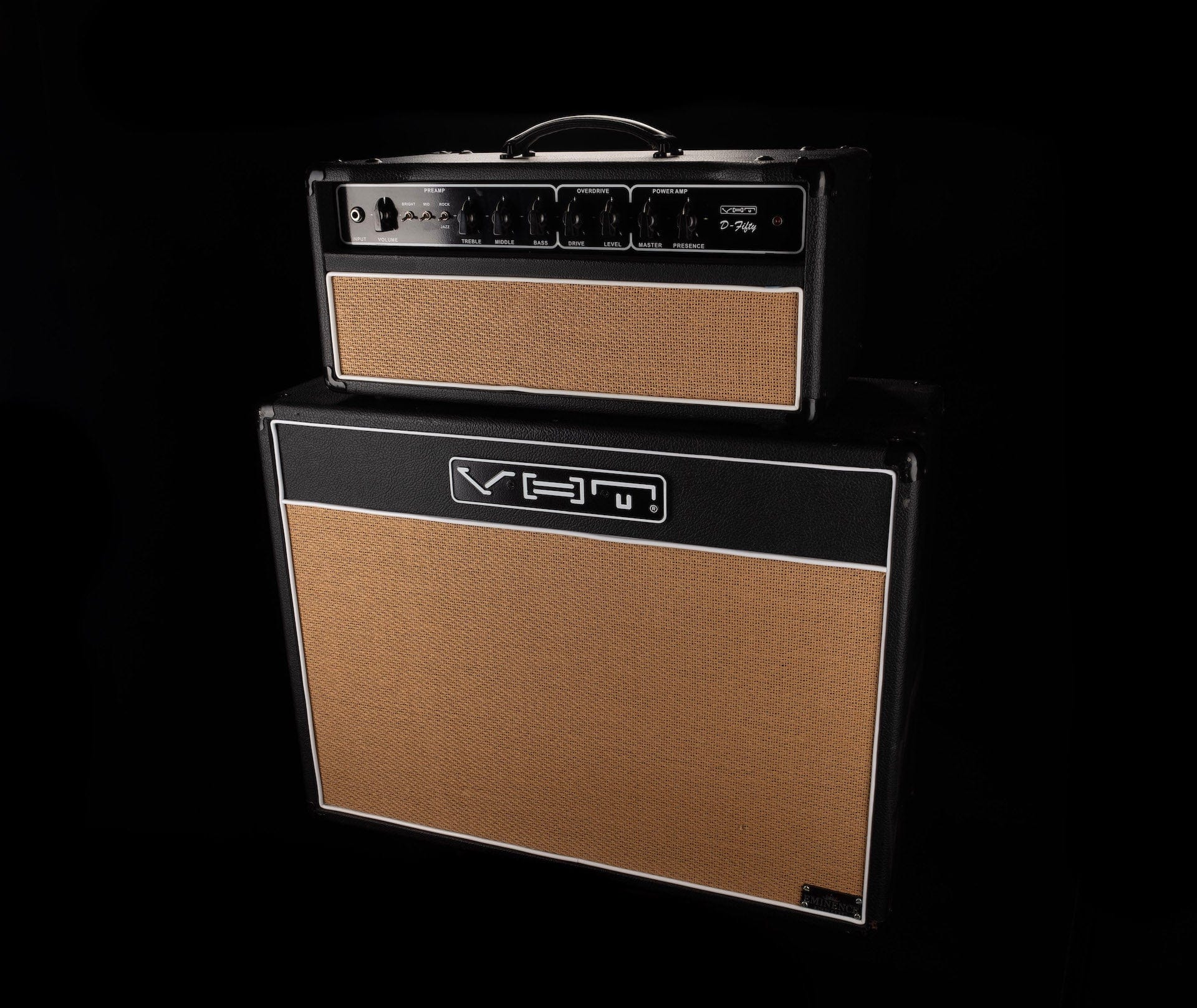 Used VHT Amplification D-Fifty Tube Head and D-212 Cabinet Black - AX01900022 - Image 2