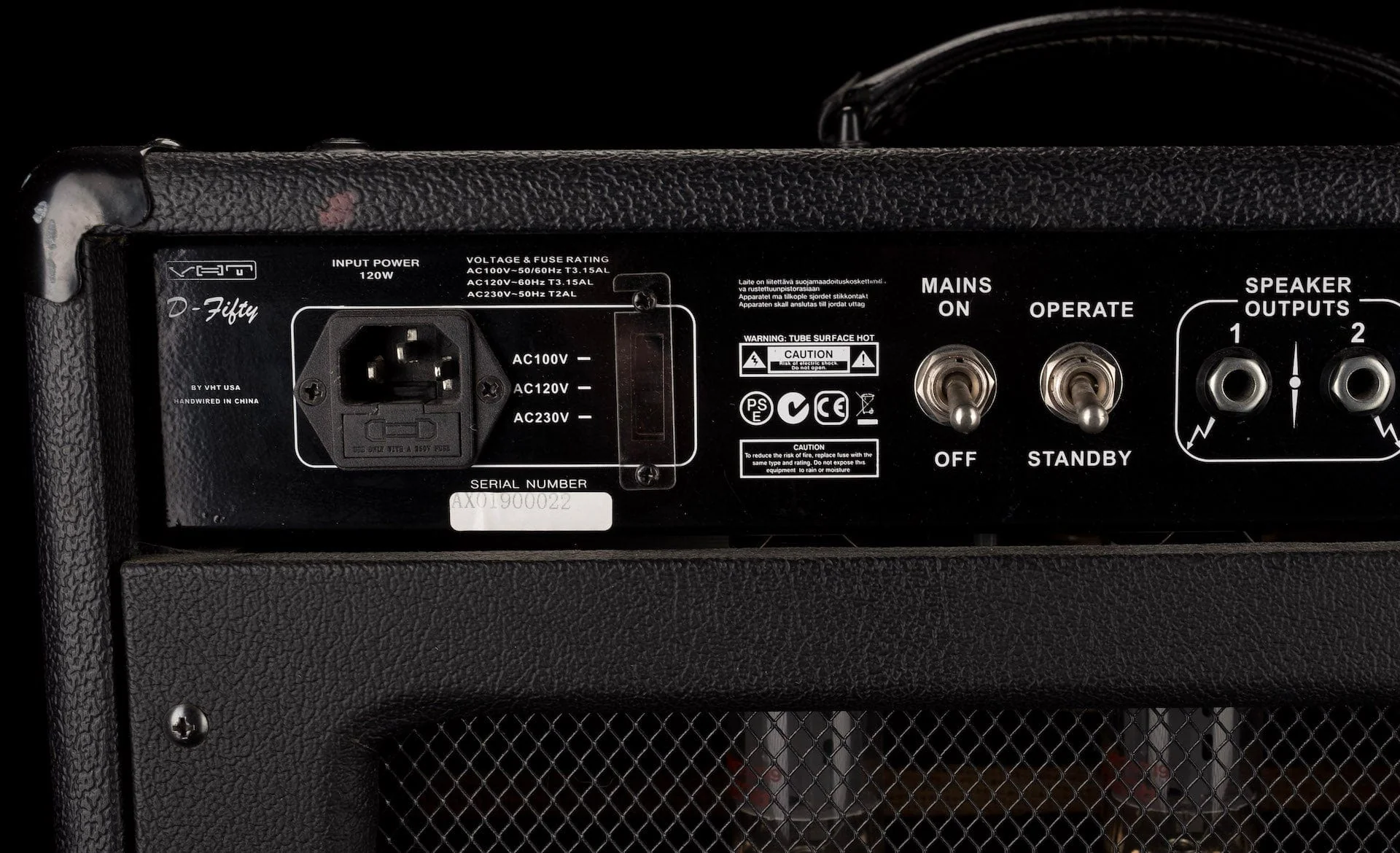 Used VHT Amplification D-Fifty Tube Head and D-212 Cabinet Black - AX01900022 - Image 9
