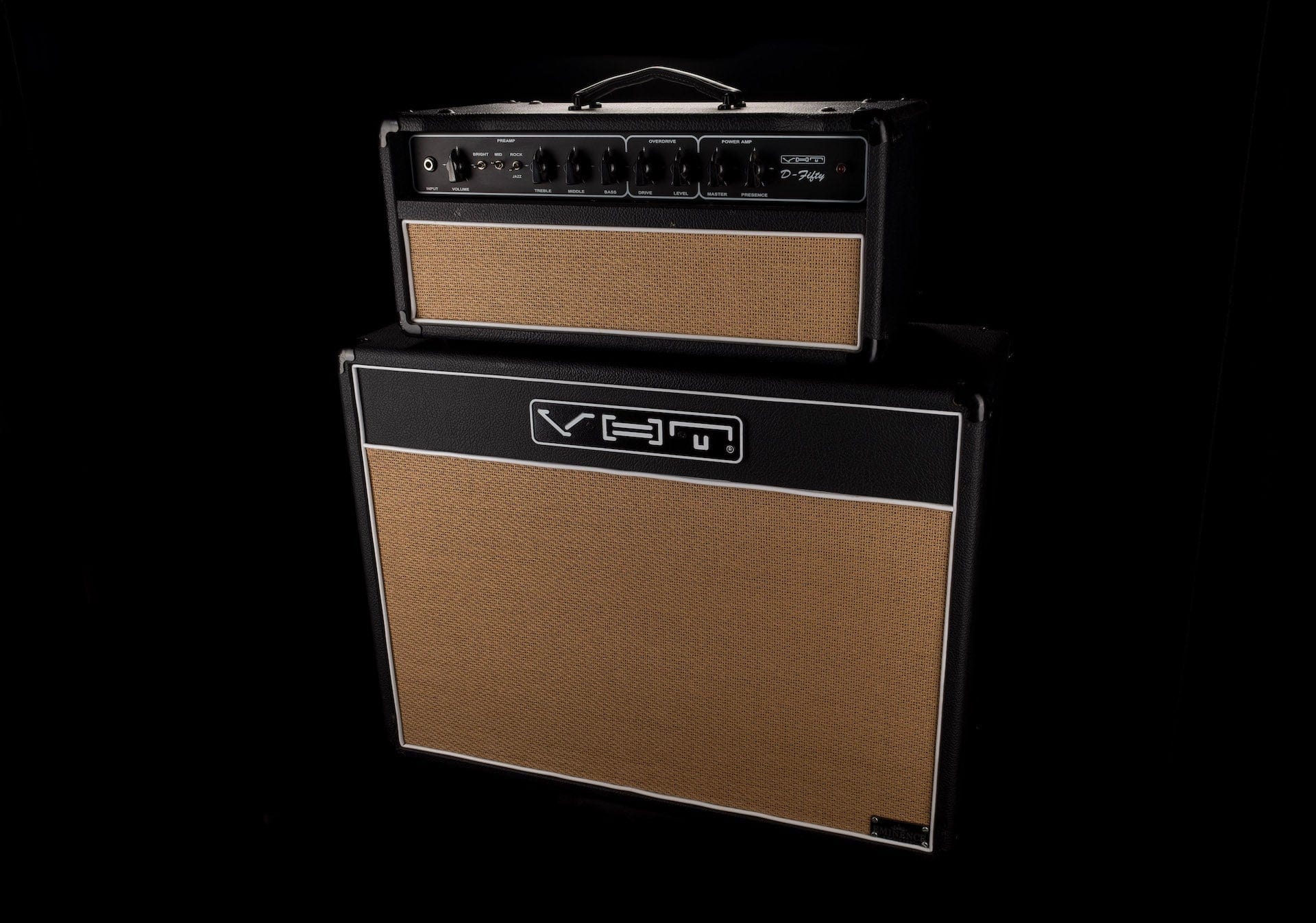 Used VHT Amplification D-Fifty Tube Head and D-212 Cabinet Black - AX2021012 - Image 2