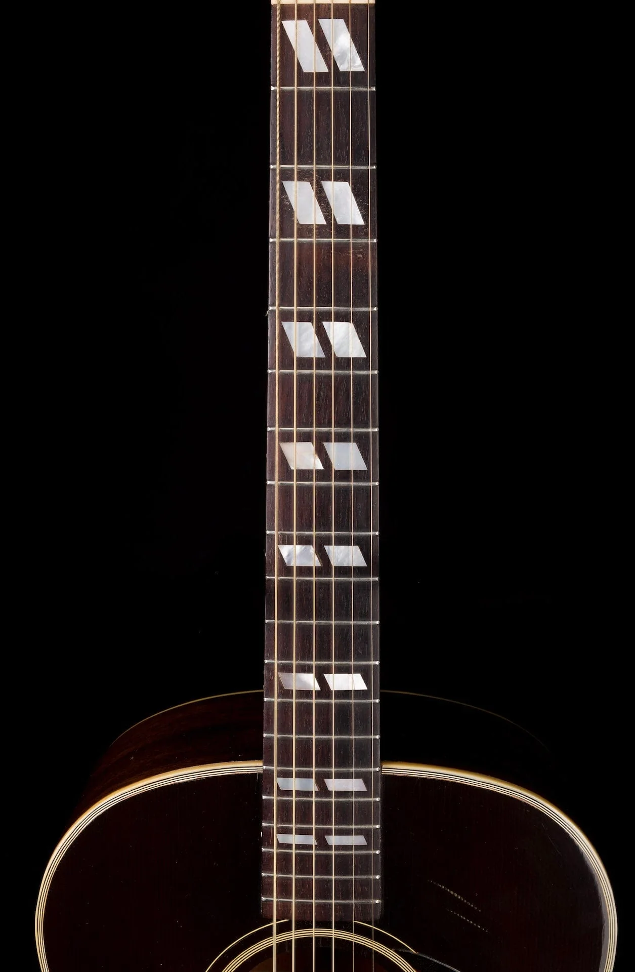 Vintage 1944 Gibson Banner Southern Jumbo Sunburst with OHSC - Image 10