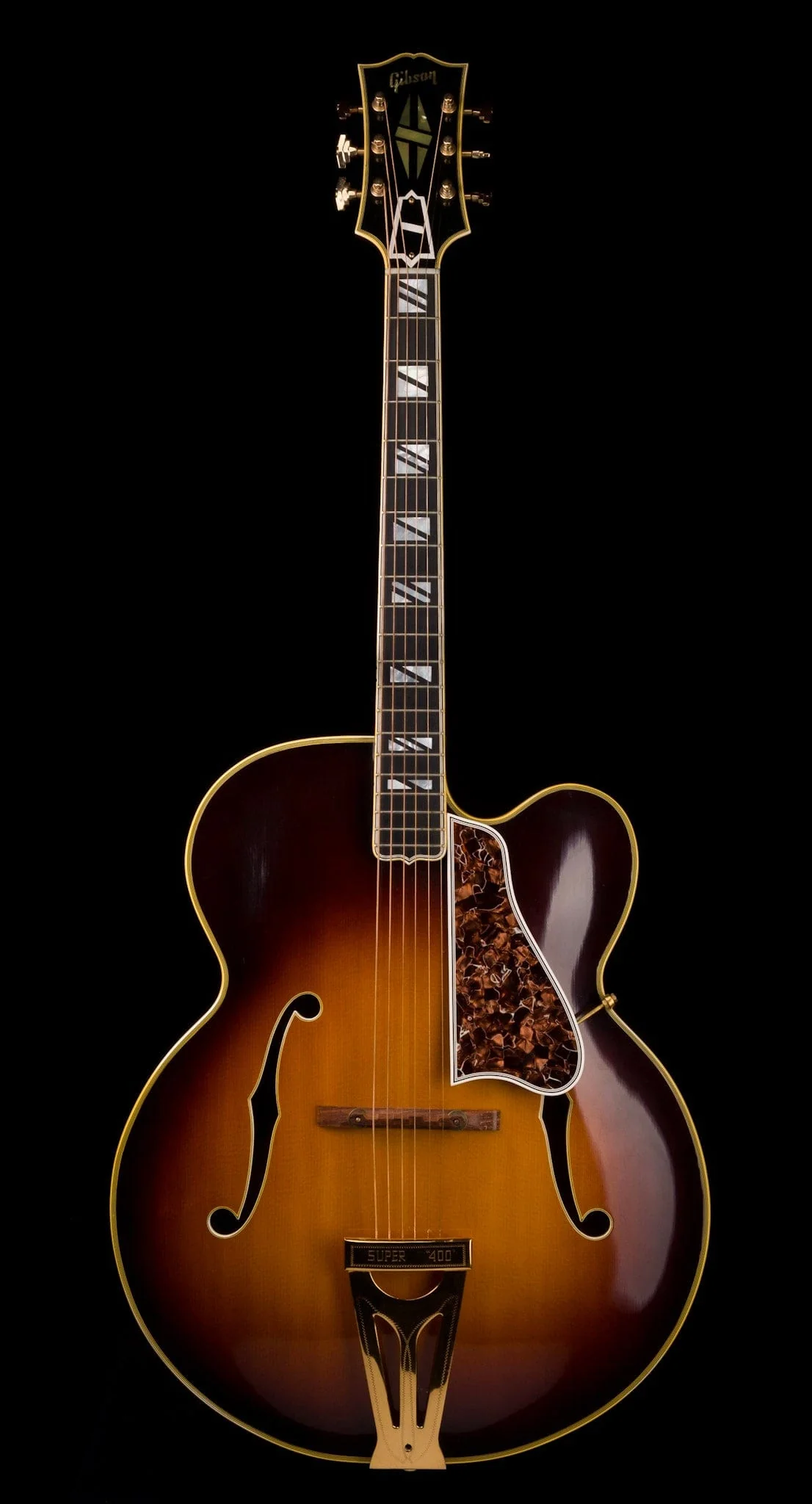 Vintage 1956 Gibson Super 400 C Sunburst with OHSC - Image 2