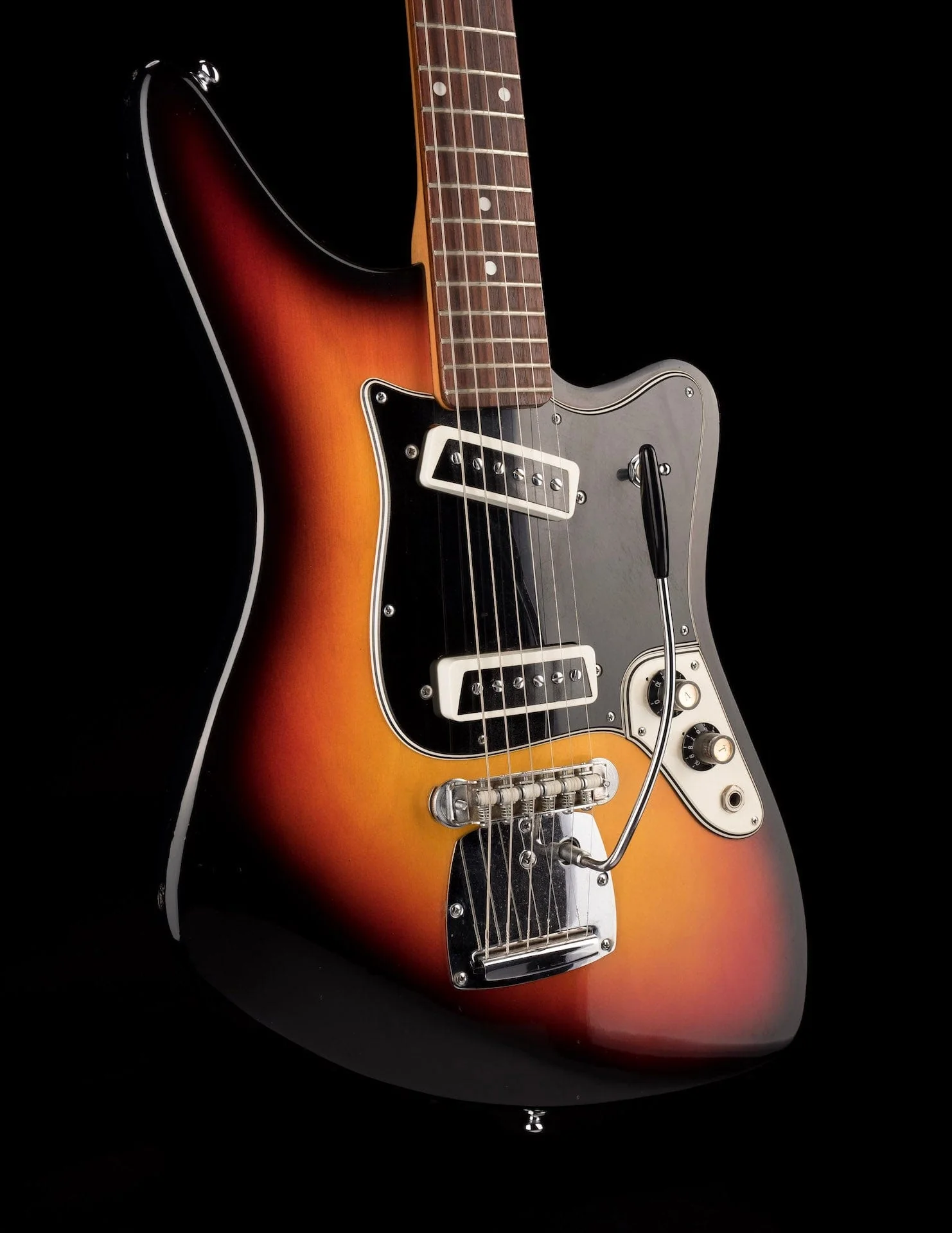 Used Vintage 1960's Aria 1532T Sunburst - Image 10
