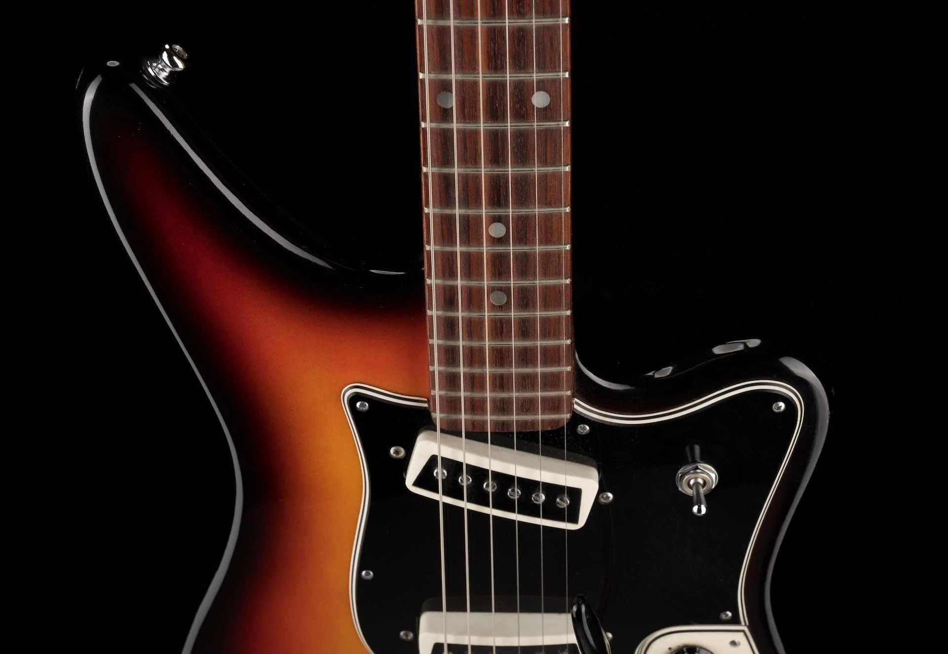 Used Vintage 1960's Aria 1532T Sunburst - Image 3