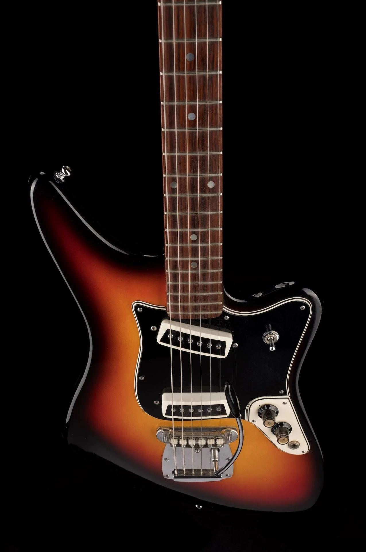 Used Vintage 1960's Aria 1532T Sunburst - Image 4