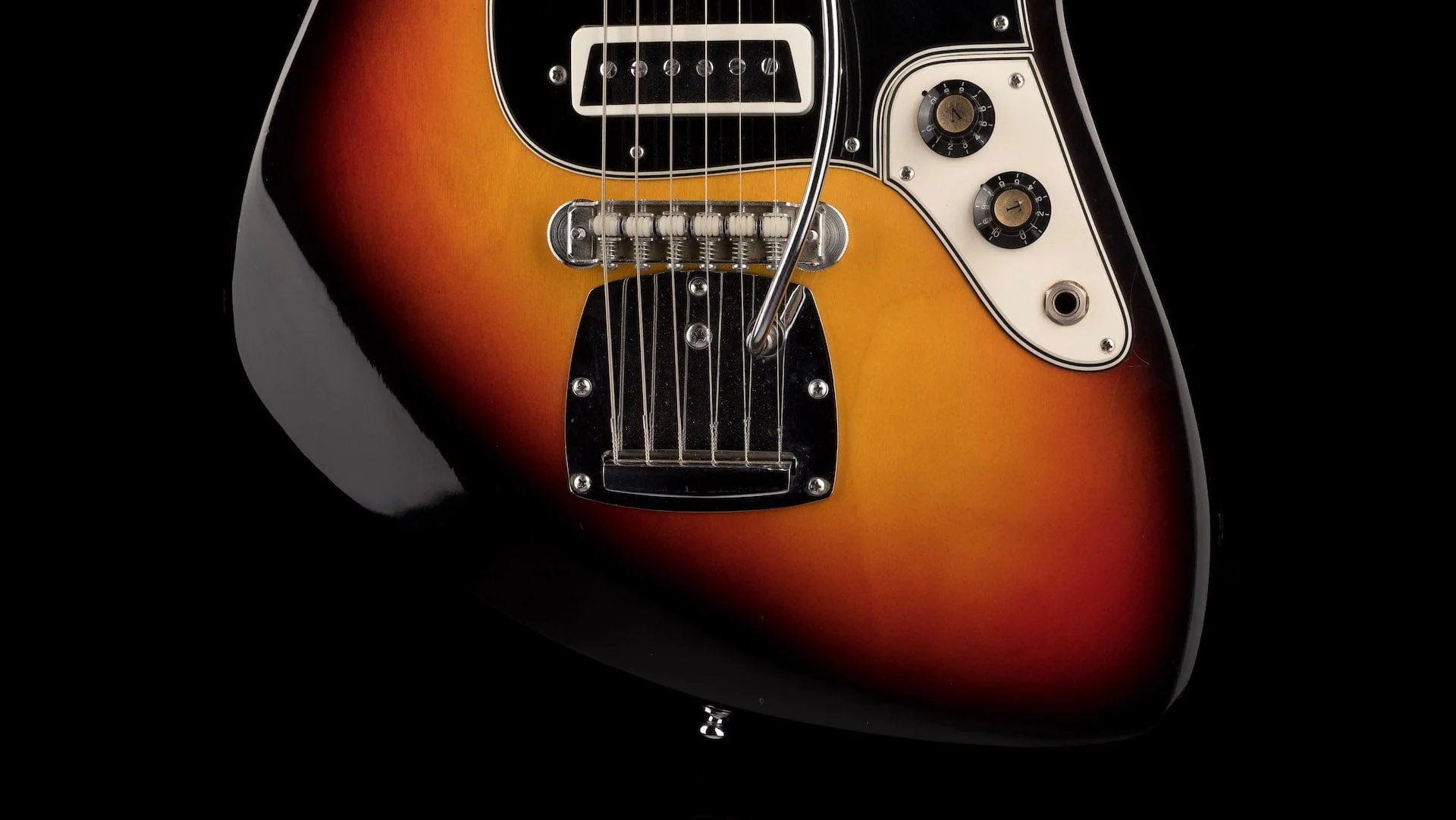 Used Vintage 1960's Aria 1532T Sunburst - Image 5
