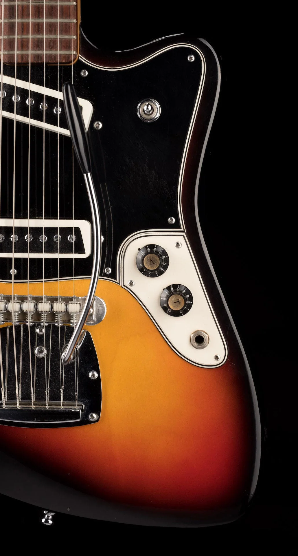 Used Vintage 1960's Aria 1532T Sunburst - Image 9