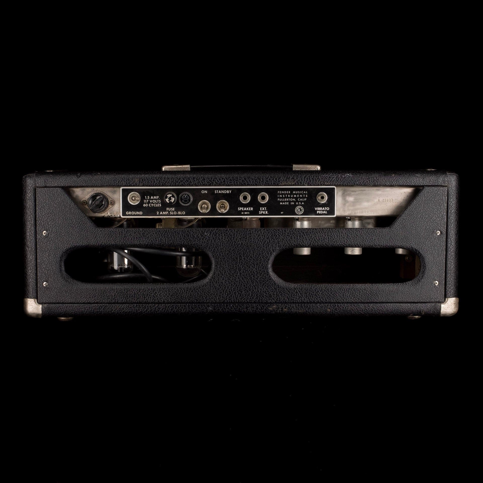 Used Vintage 1966 Fender Bandmaster Head and 2x12 Cab Guitar Amp - Image 12