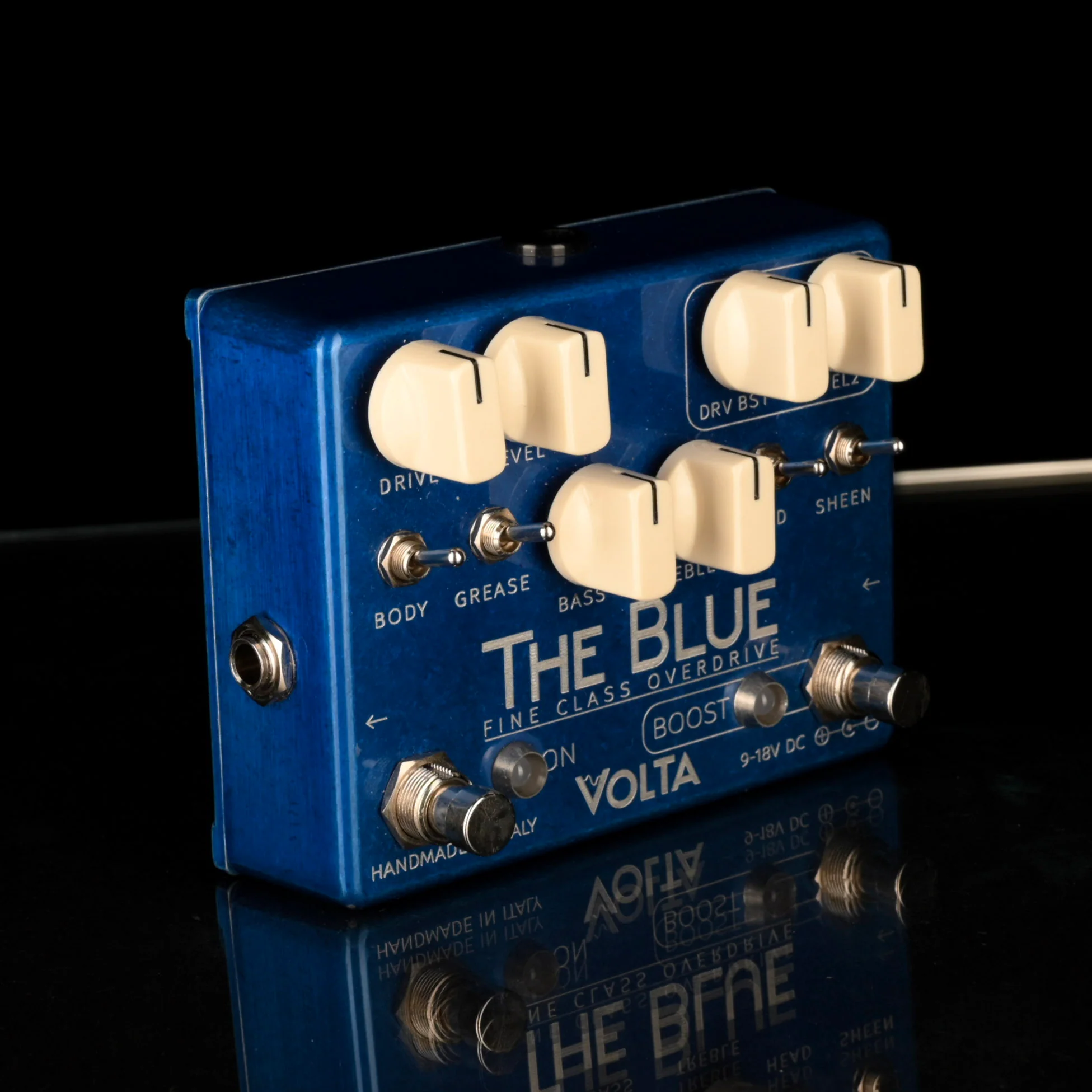 Used Volta Custom Electronics The Blue Overdrive with Boost Guitar Pedal - Image 6