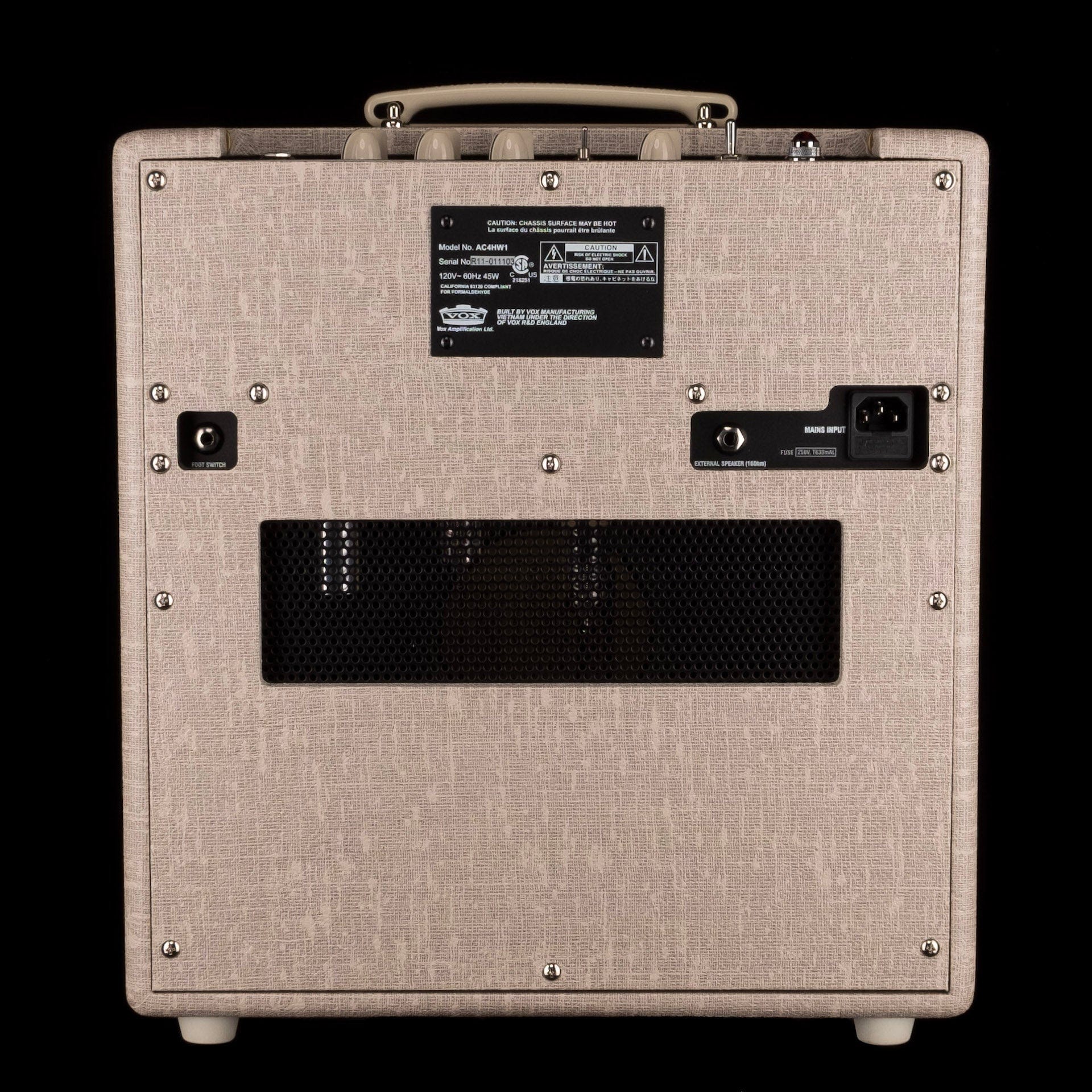 Used Vox AC4 Hand-Wired Combo Guitar Amplifier - Image 6