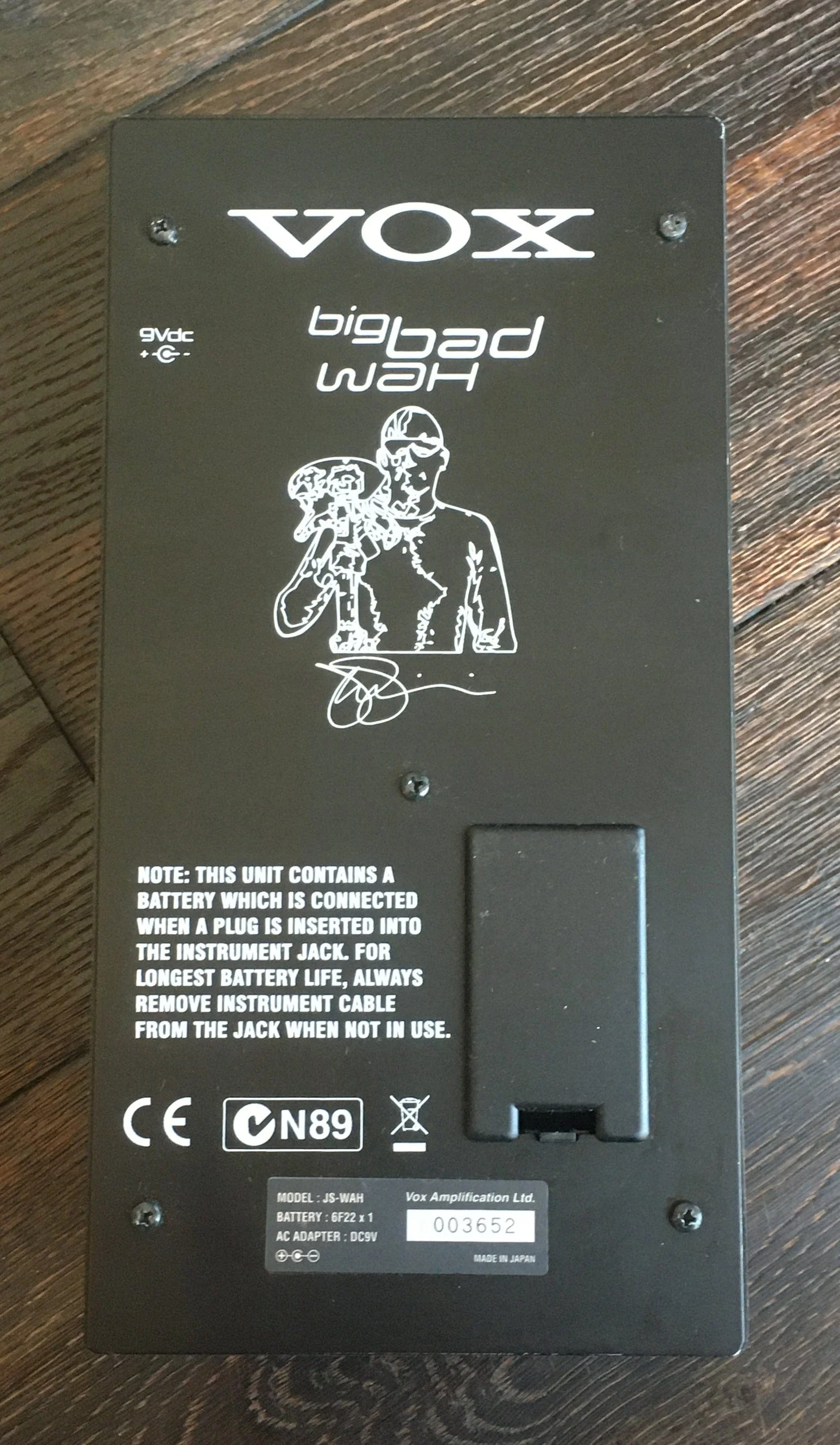 Used Vox Big Bad Wah Guitar Effect Pedal - Image 6