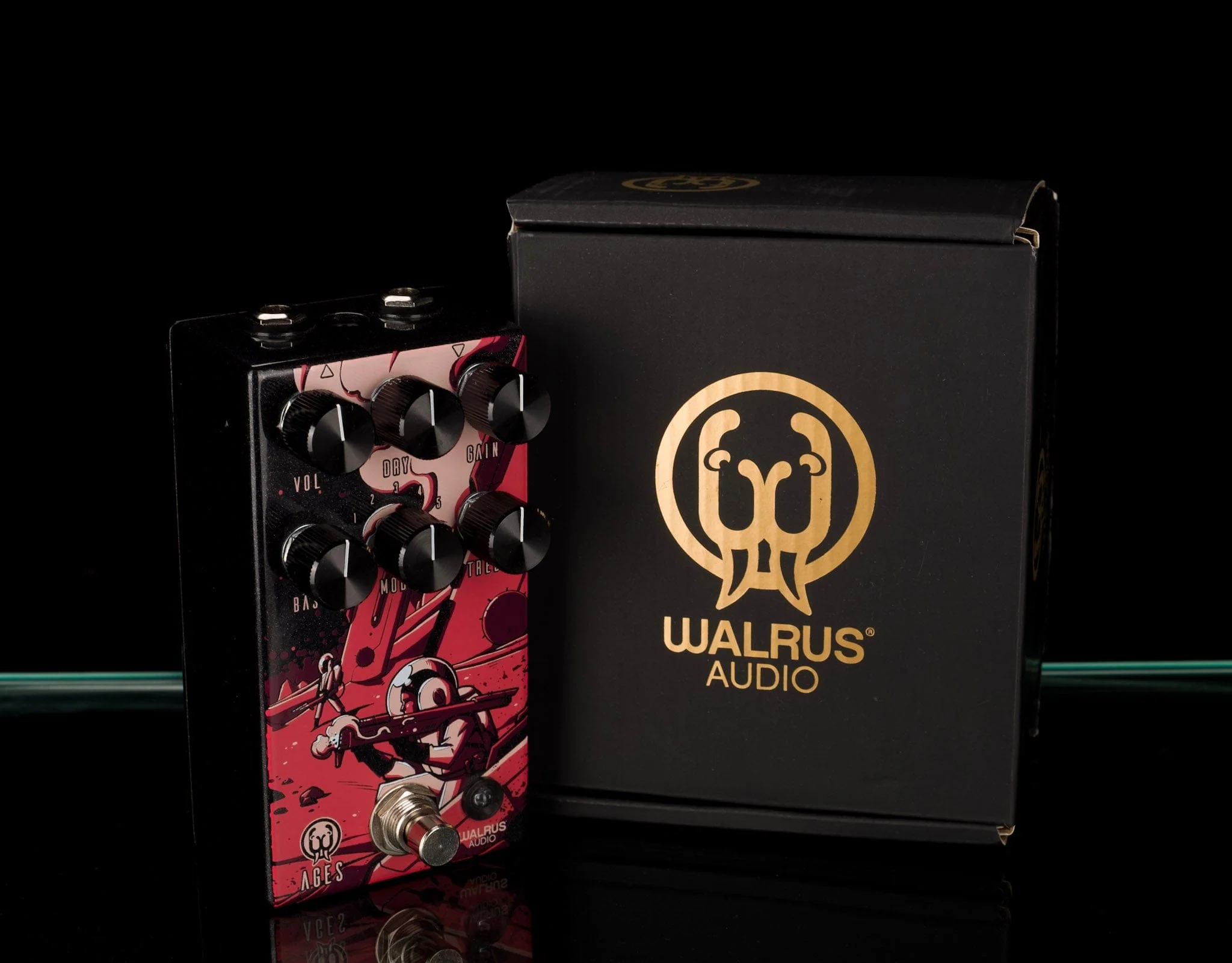 Used Walrus Audio Luna Series Ages Five-State Overdrive Pedal With Box