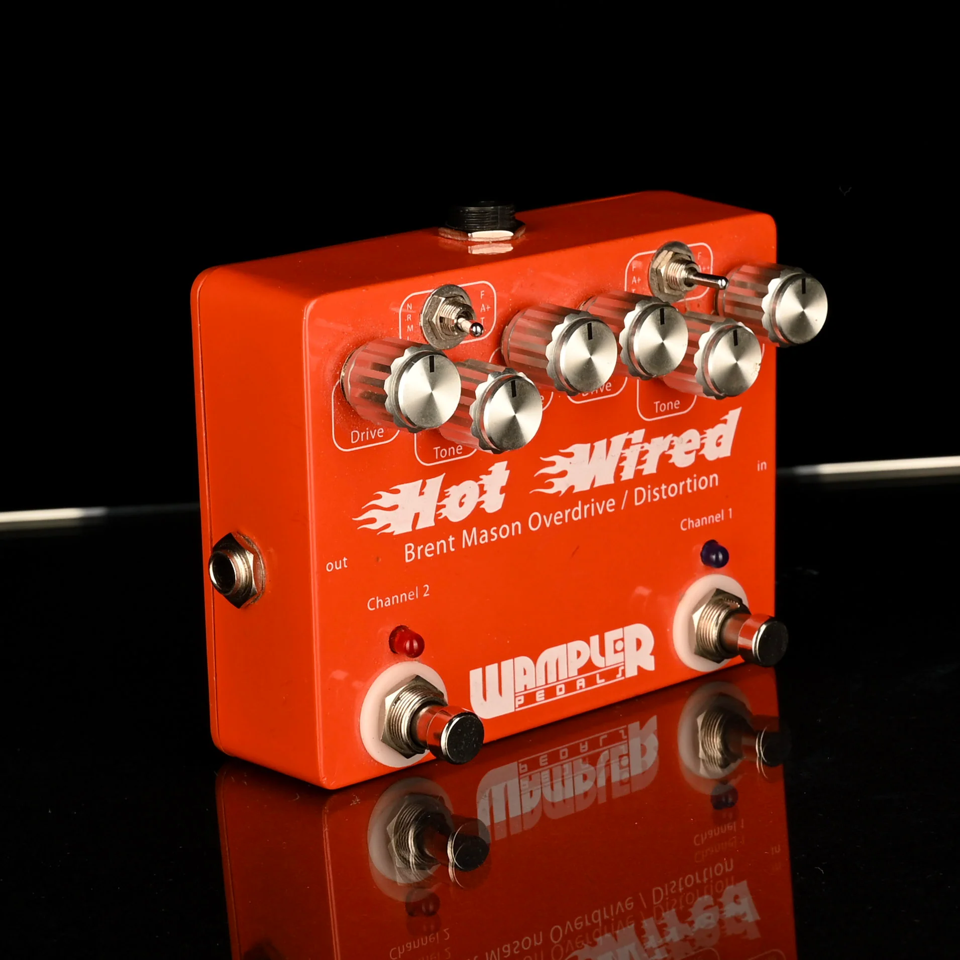 Used Wampler Brent Mason Hot Wired Overdrive/Distortion Pedal - Image 6
