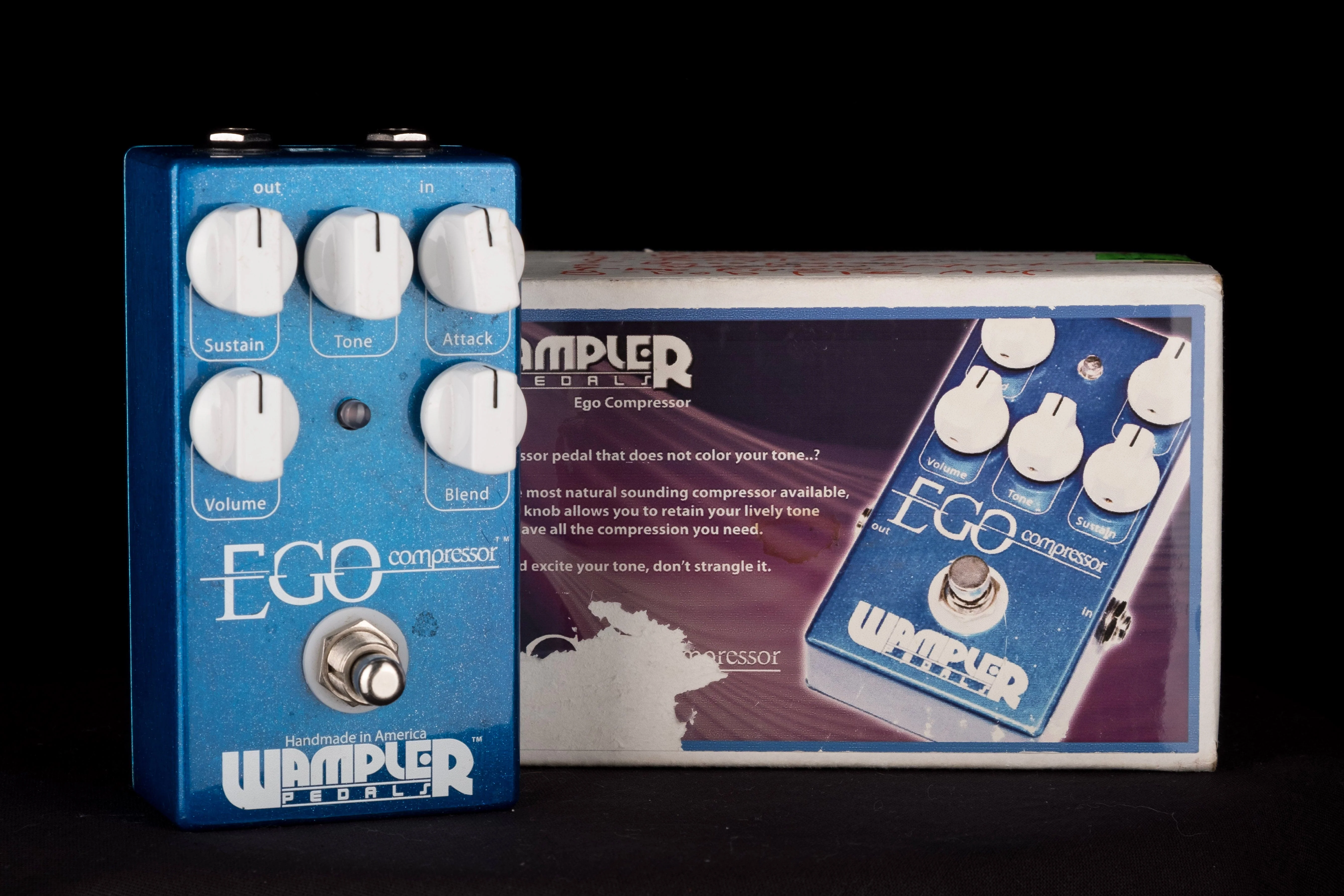 Used Wampler Ego Compressor Guitar Effect Pedal With Box - Image 6