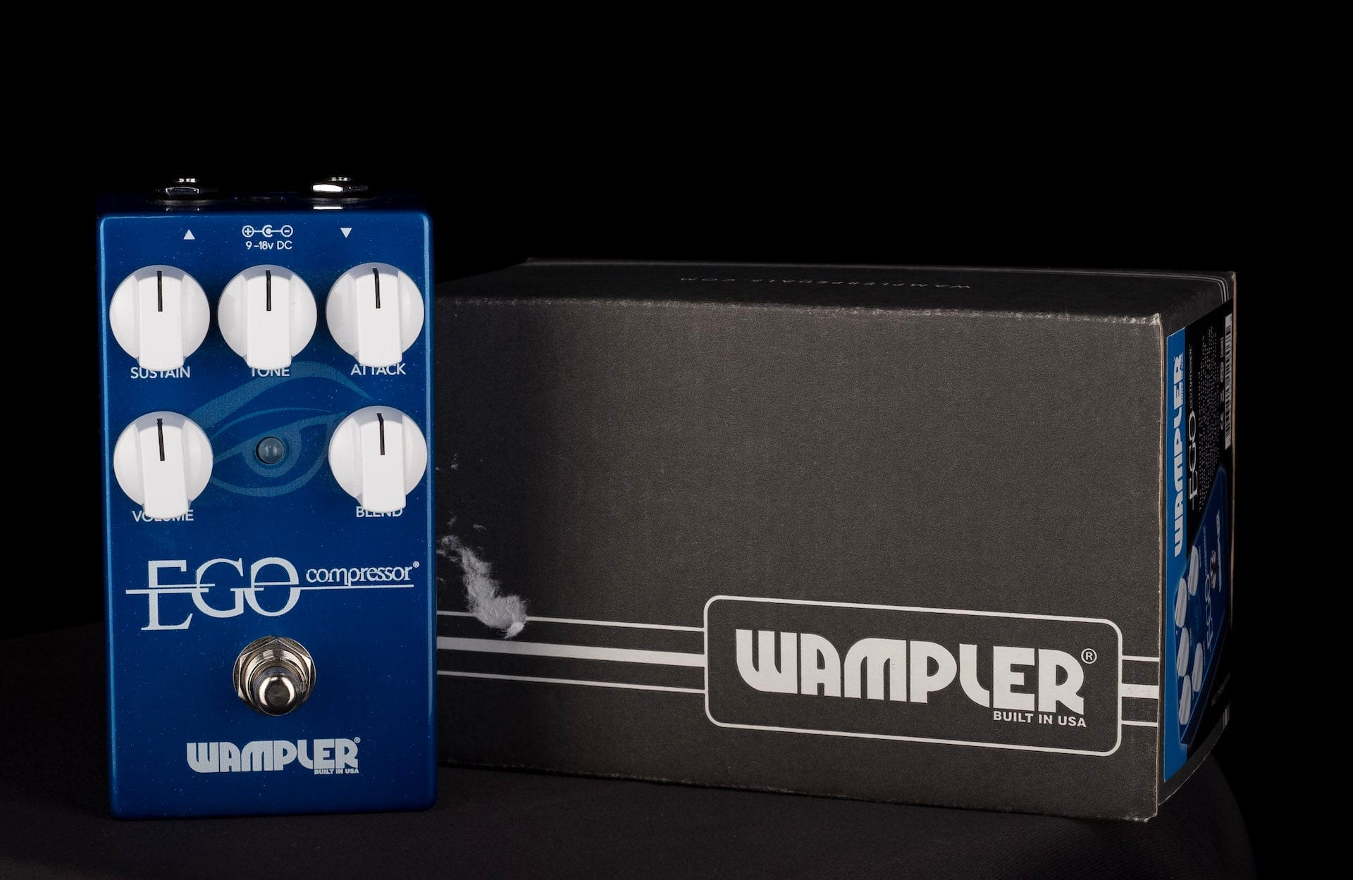 Used Wampler Ego Compressor Guitar Effect Pedal with Box - Image 7