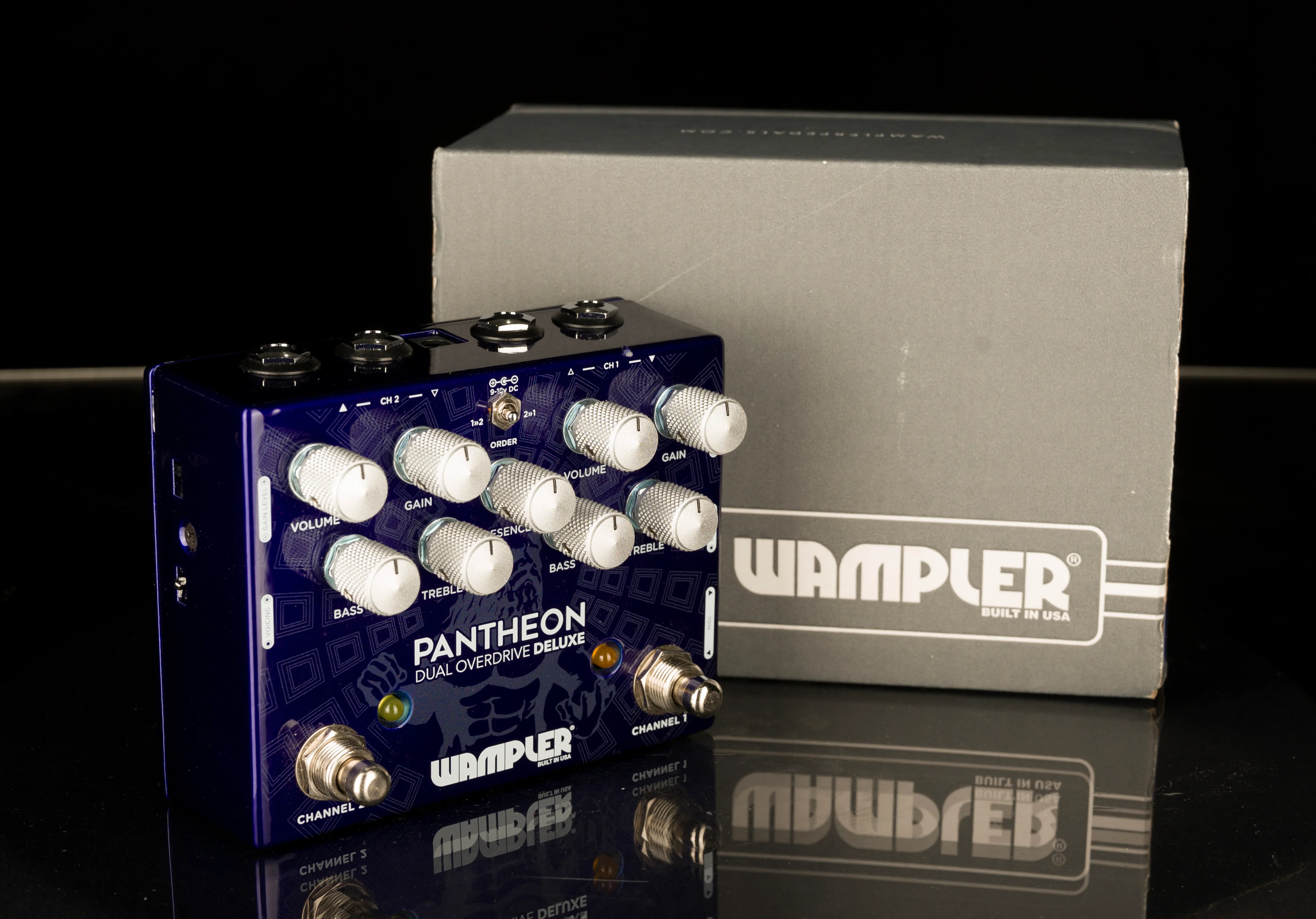 Used Wampler Pantheon Dual Overdrive Deluxe Pedal With Box