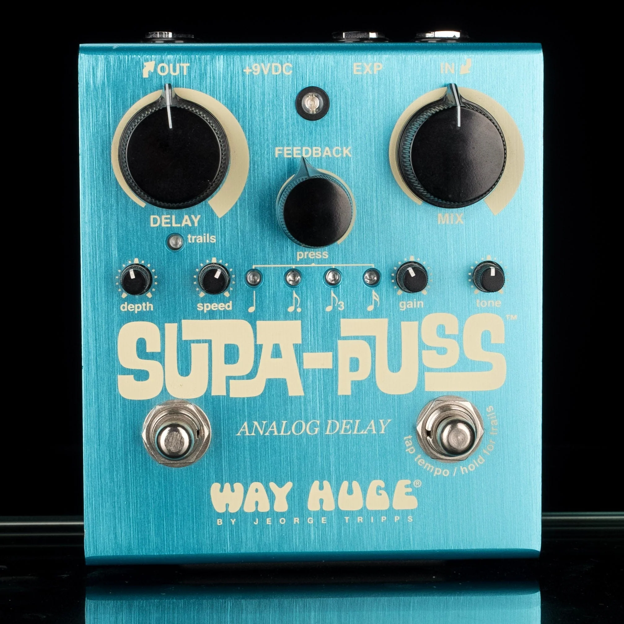 Used Way Huge WHE707 Supa-Puss Analog Delay Pedal With Box - Image 2