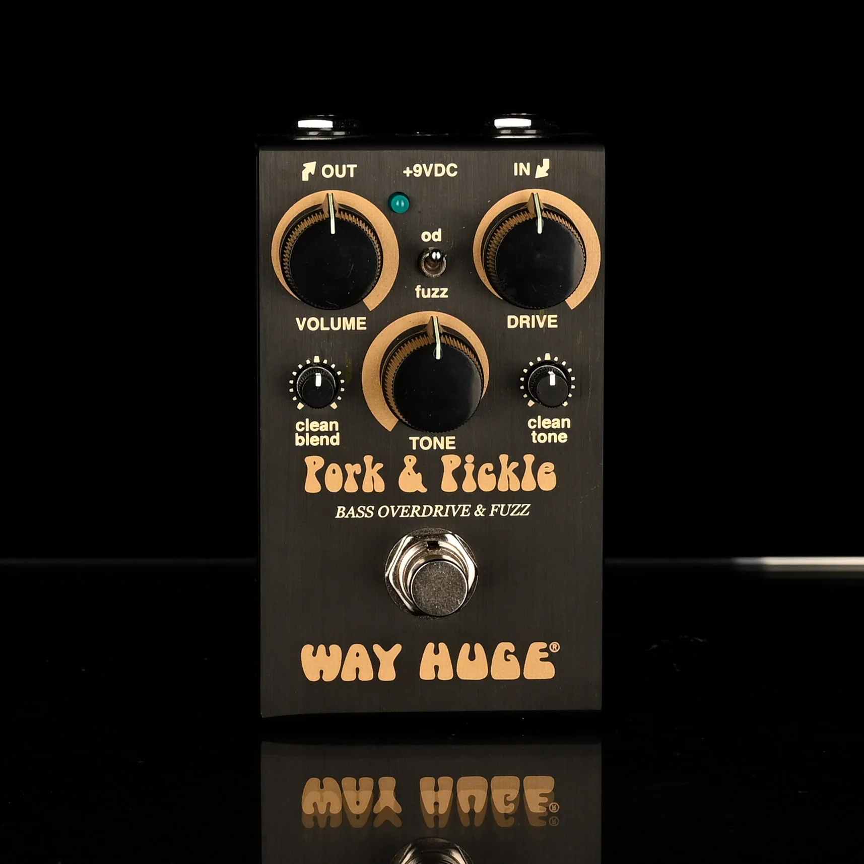 Used Way Huge WM91 Pork And Pickle Bass Overdrive Fuzz Pedal With Box - Image 2