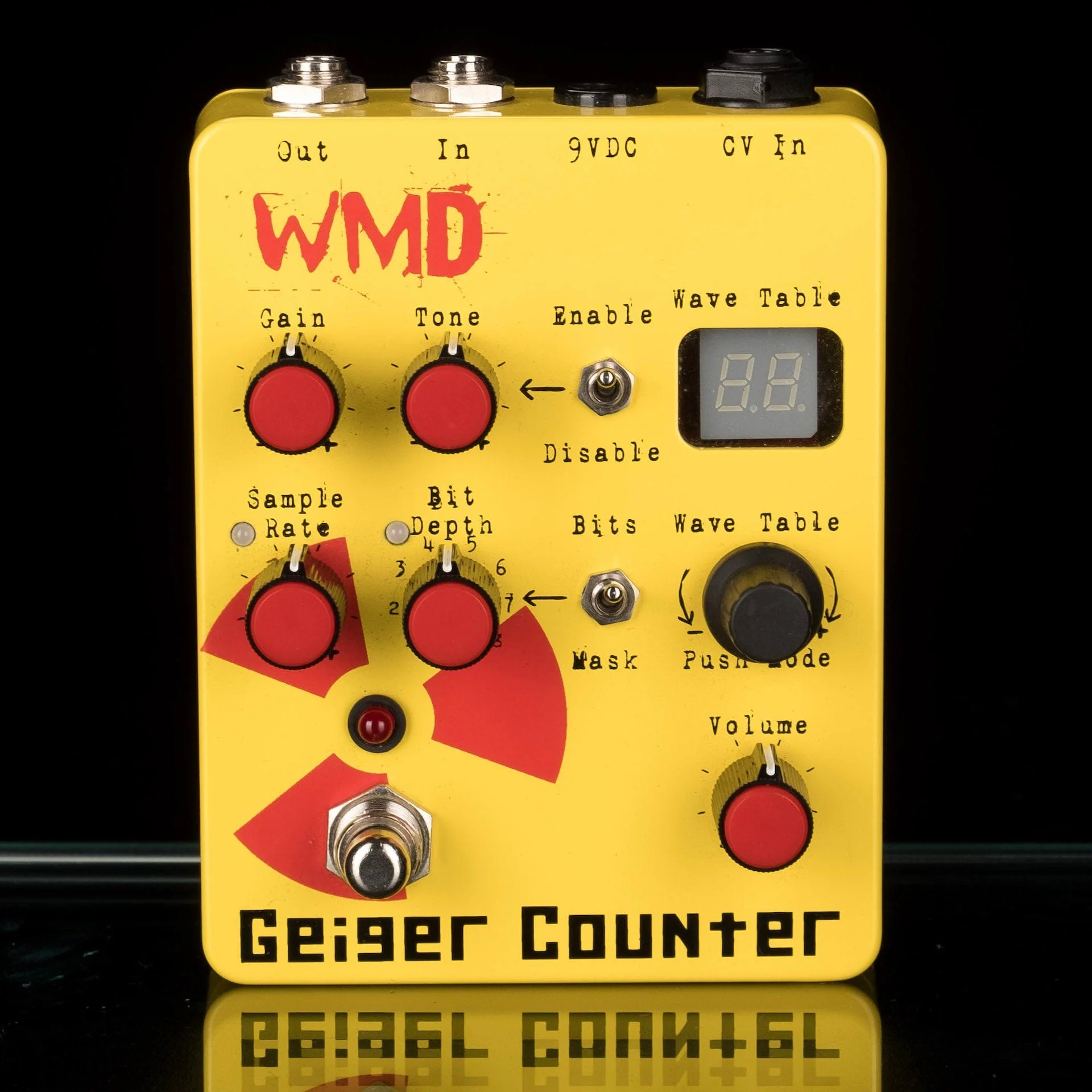 Used WMD Geiger Counter Bitcrush/Distortion/Overdrive Pedal