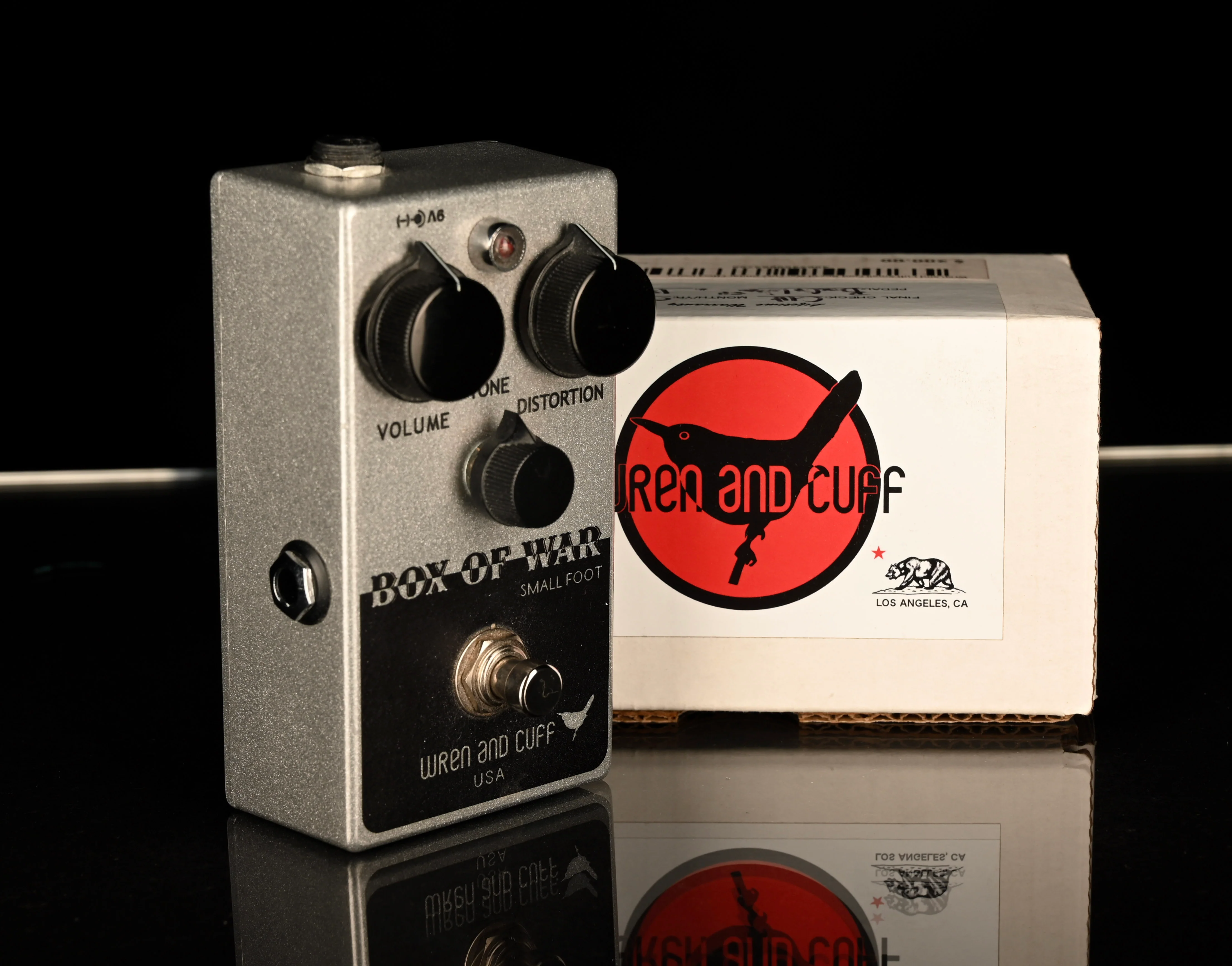 Used Wren and Cuff Small Foot Box of War Fuzz Pedal With Box