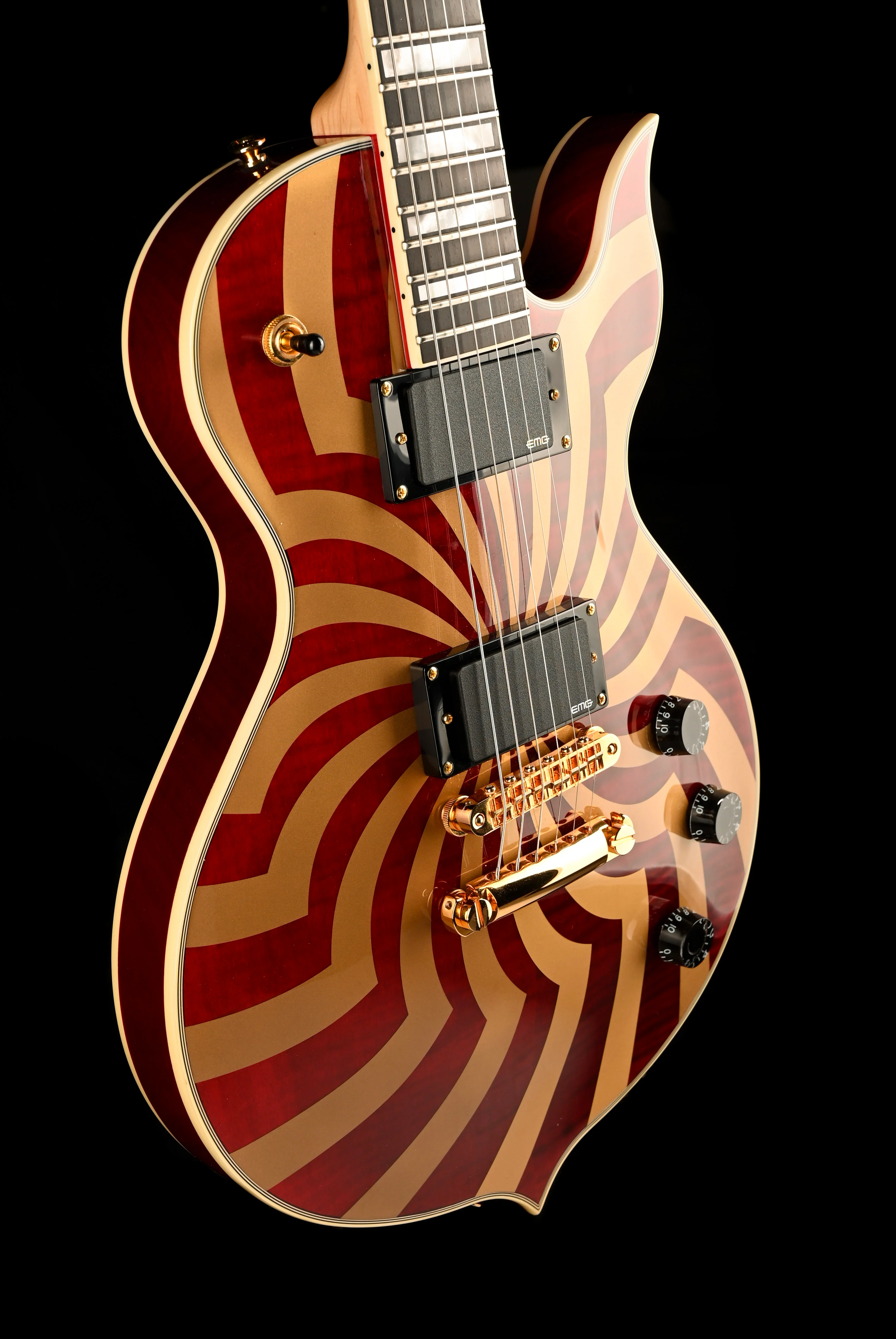 Used Wylde Audio Odin Grail Buzzsaw Crimson Gold with Gig Bag - Image 10