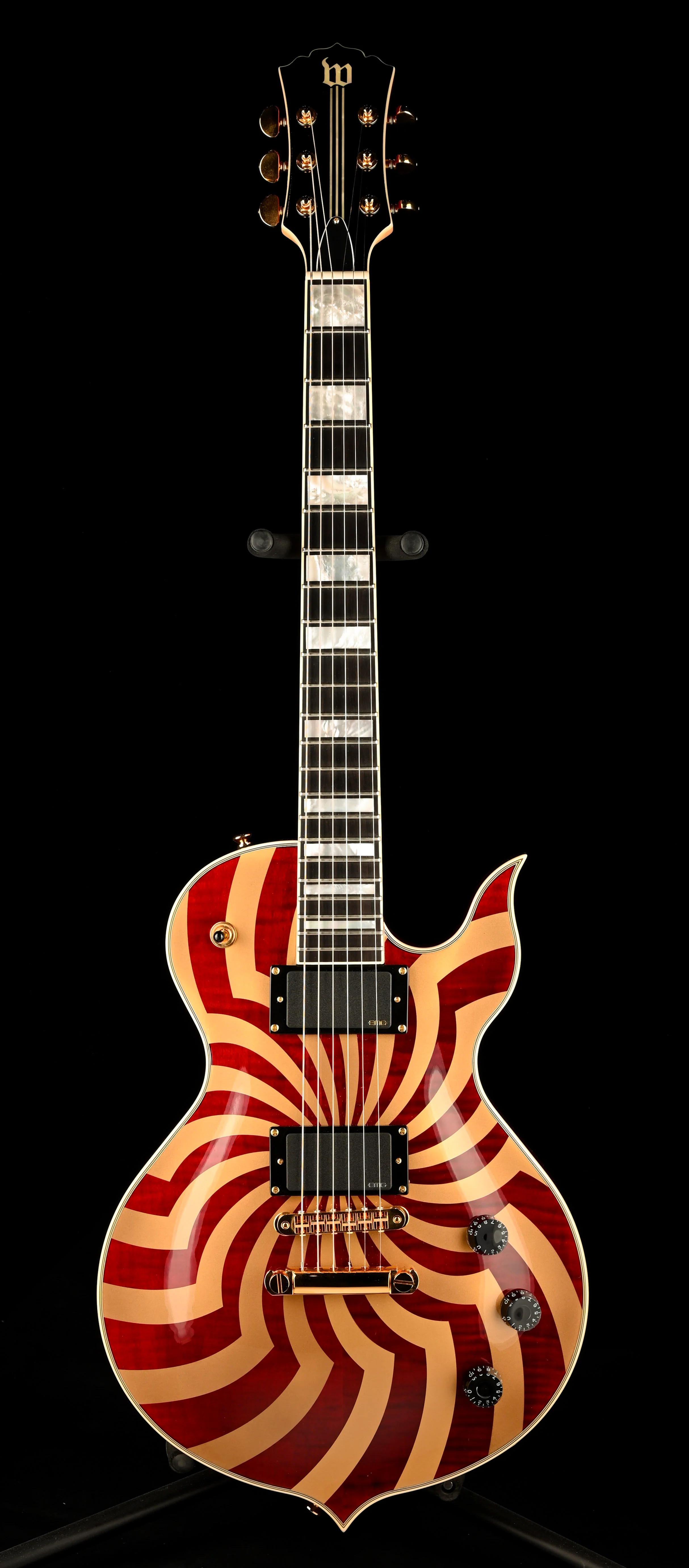 Used Wylde Audio Odin Grail Buzzsaw Crimson Gold with Gig Bag - Image 2
