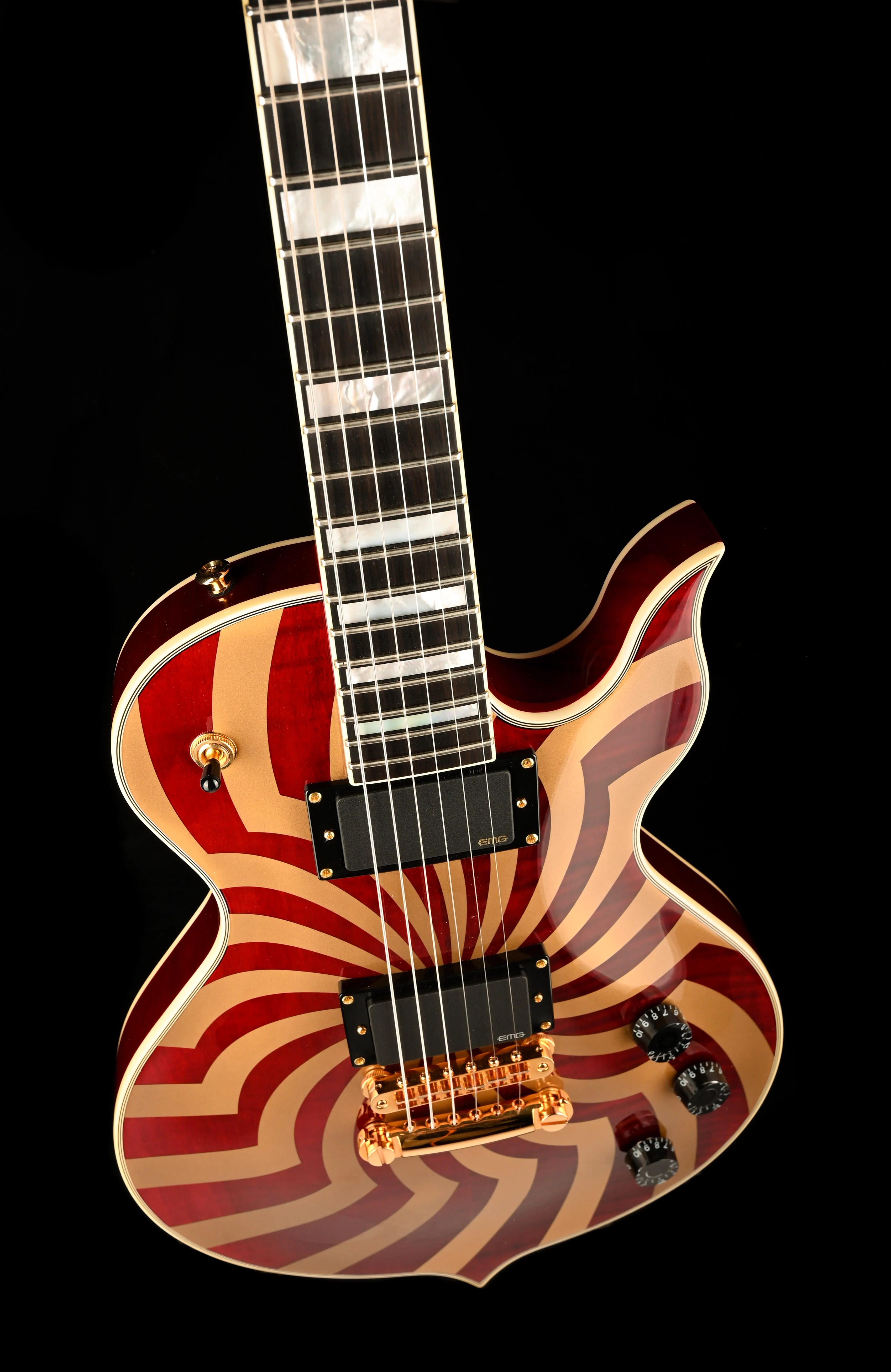 Used Wylde Audio Odin Grail Buzzsaw Crimson Gold with Gig Bag - Image 4