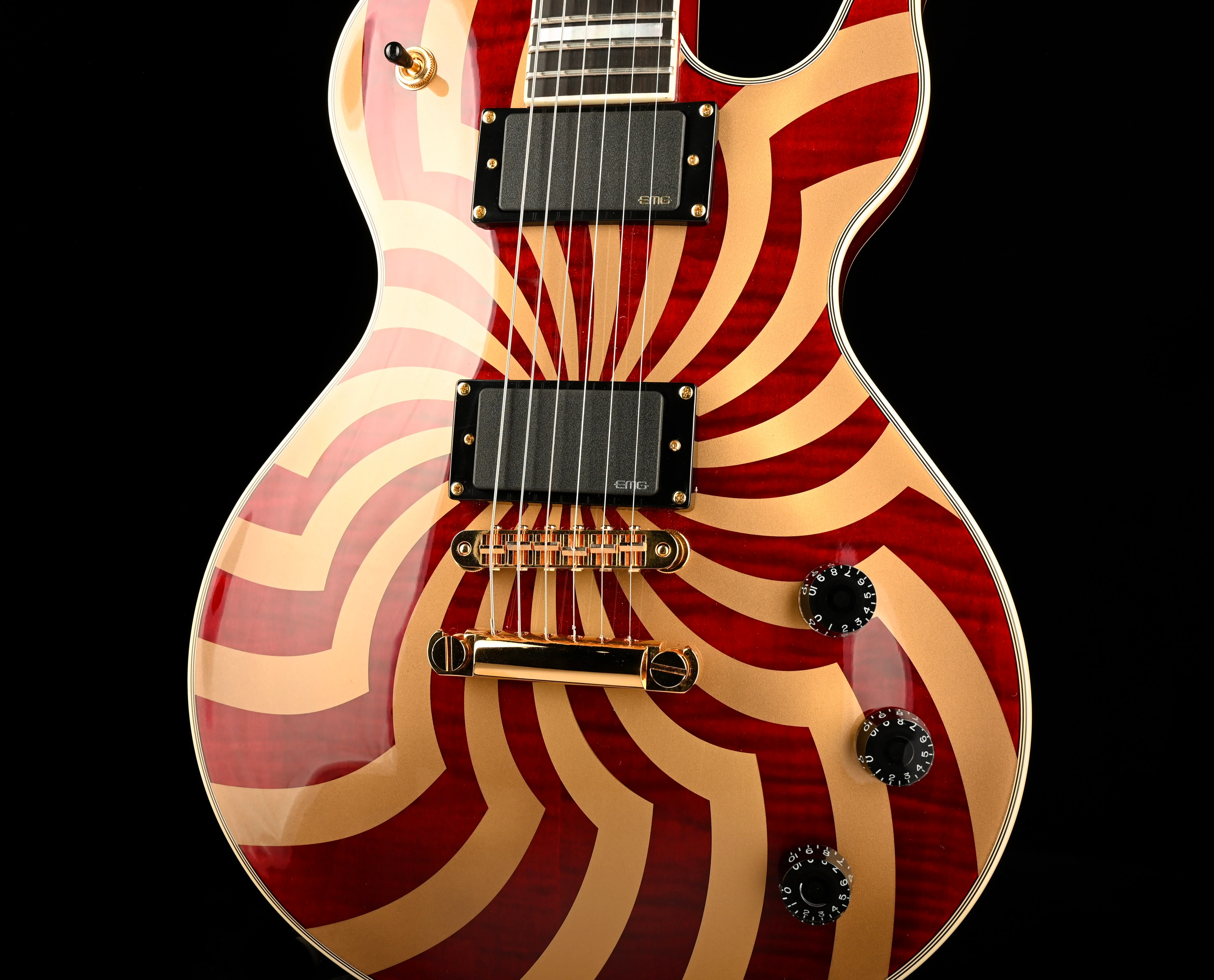 Used Wylde Audio Odin Grail Buzzsaw Crimson Gold with Gig Bag - Image 6