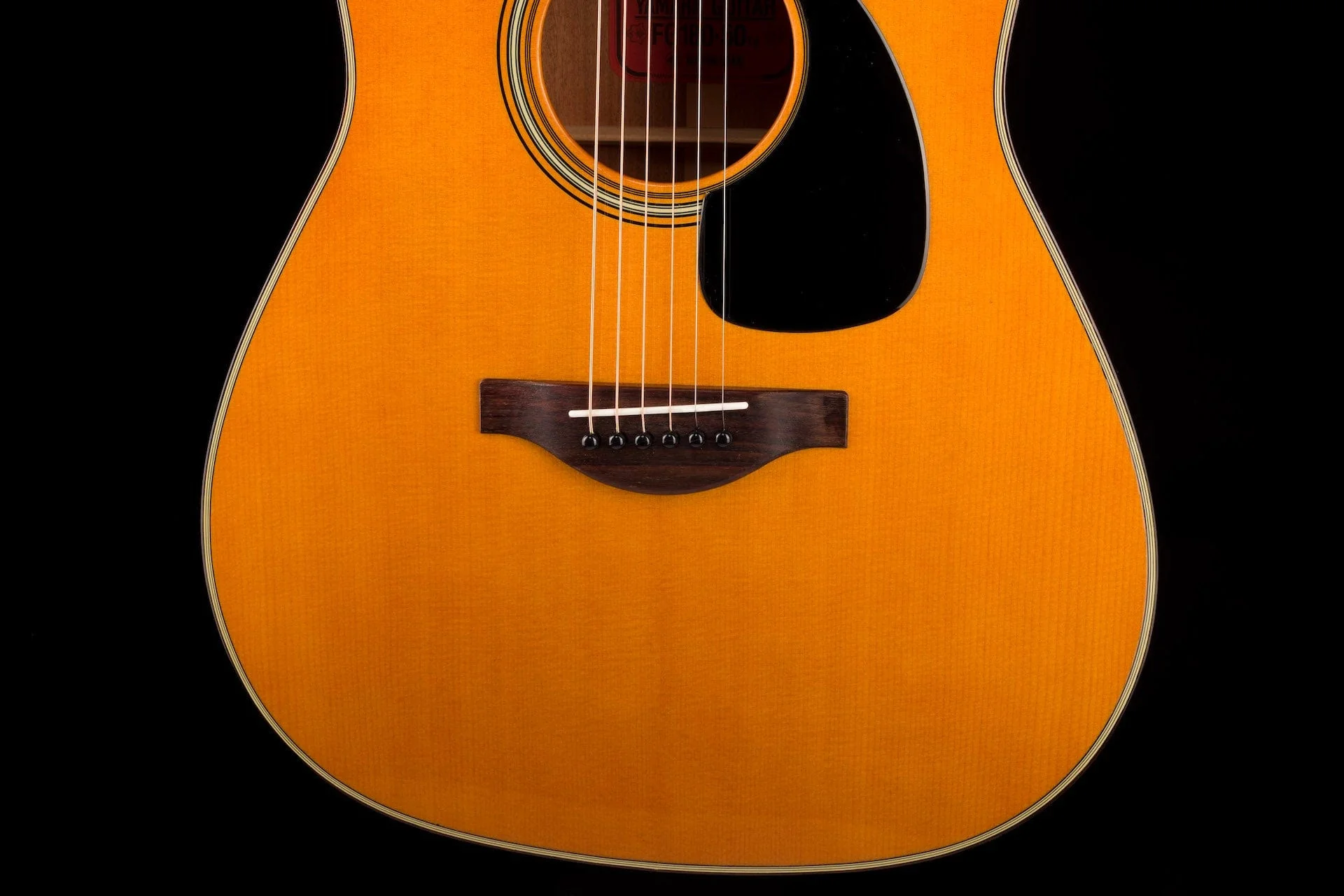 Used Yamaha 50th Anniversary FG-180 Acoustic with OHSC - Image 5