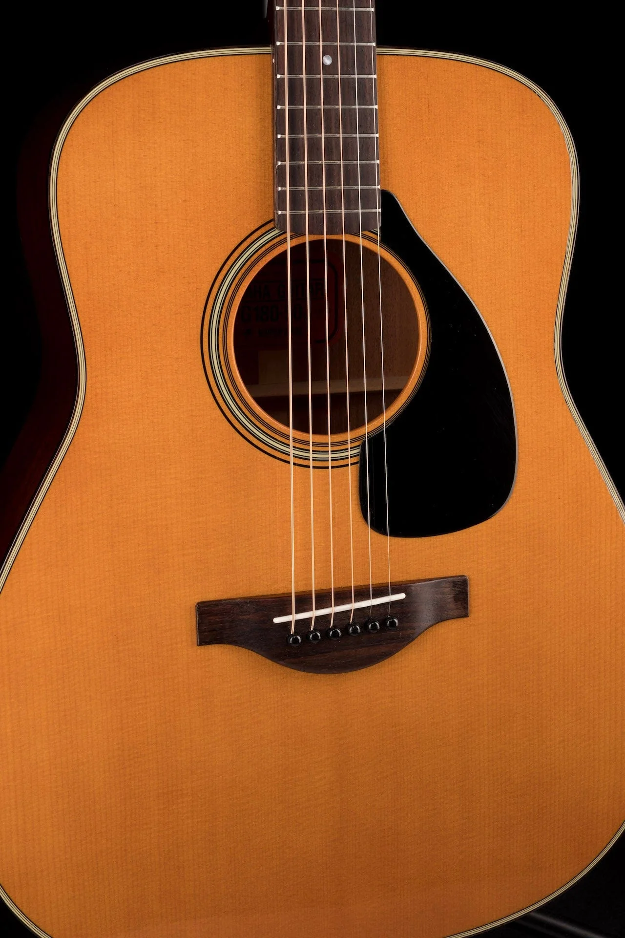 Used Yamaha 50th Anniversary FG-180 Acoustic with OHSC - Image 8