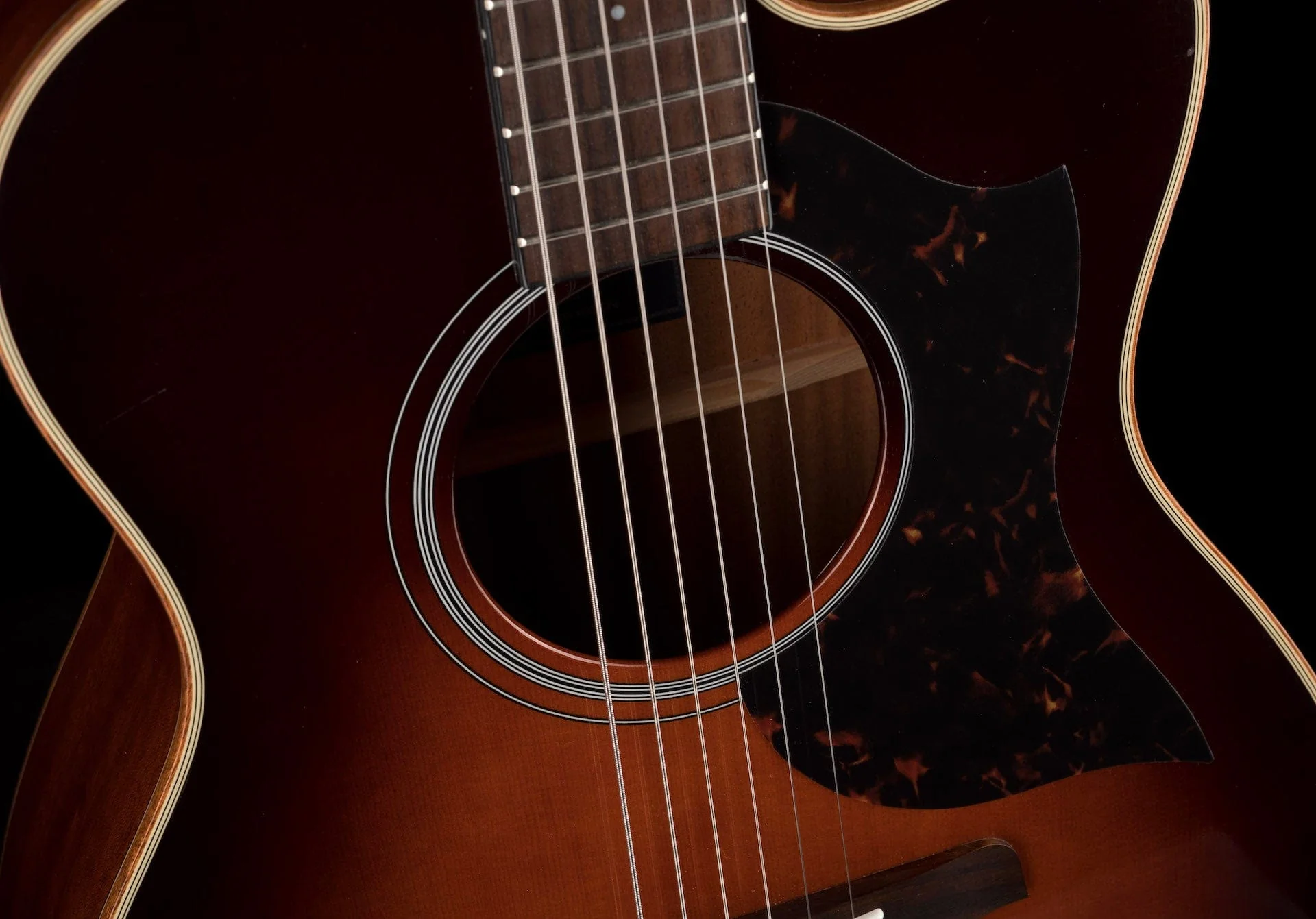 Used Yamaha AC1M Concert Cutaway Acoustic Electric Tobacco Brown Sunburst - Image 7