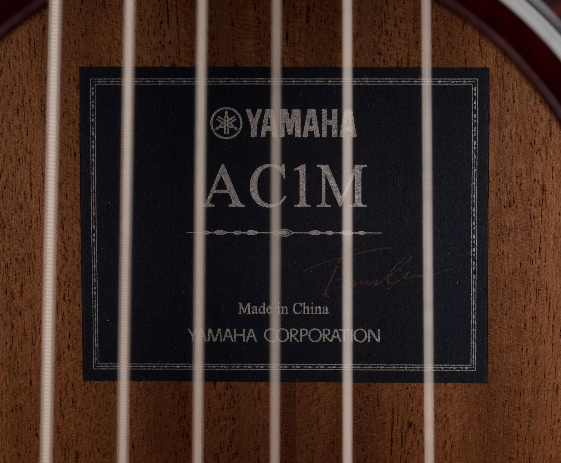 Used Yamaha AC1M Concert Cutaway Acoustic Electric Tobacco Brown Sunburst - Image 8