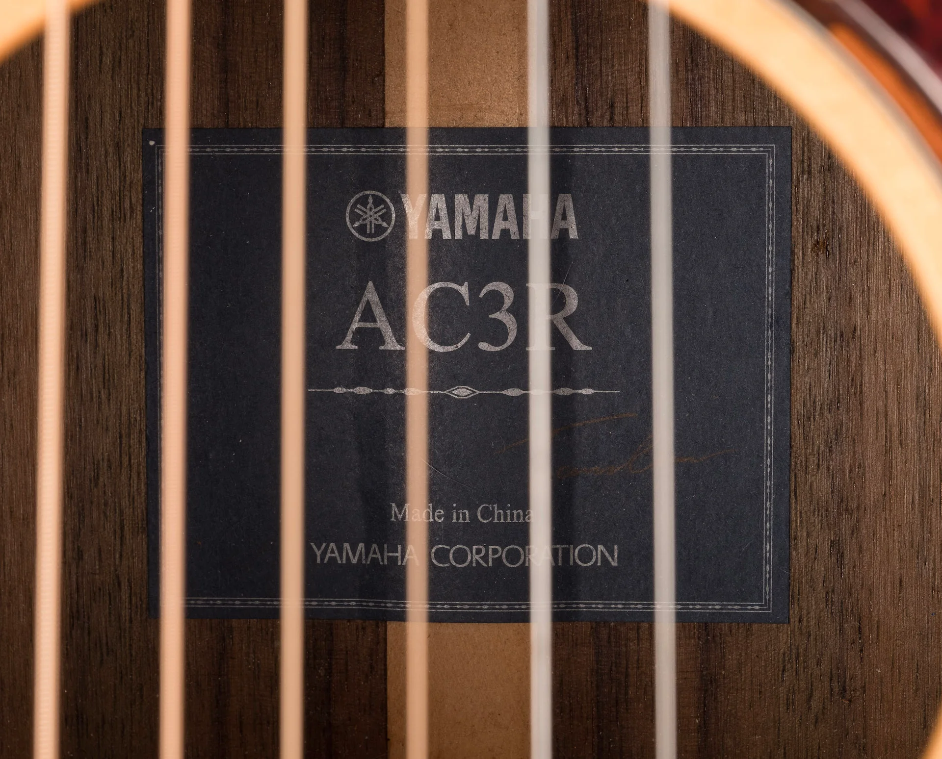 Used Yamaha AC3R Concert Vintage Natural Acoustic Electric Guitar With Case - Image 13